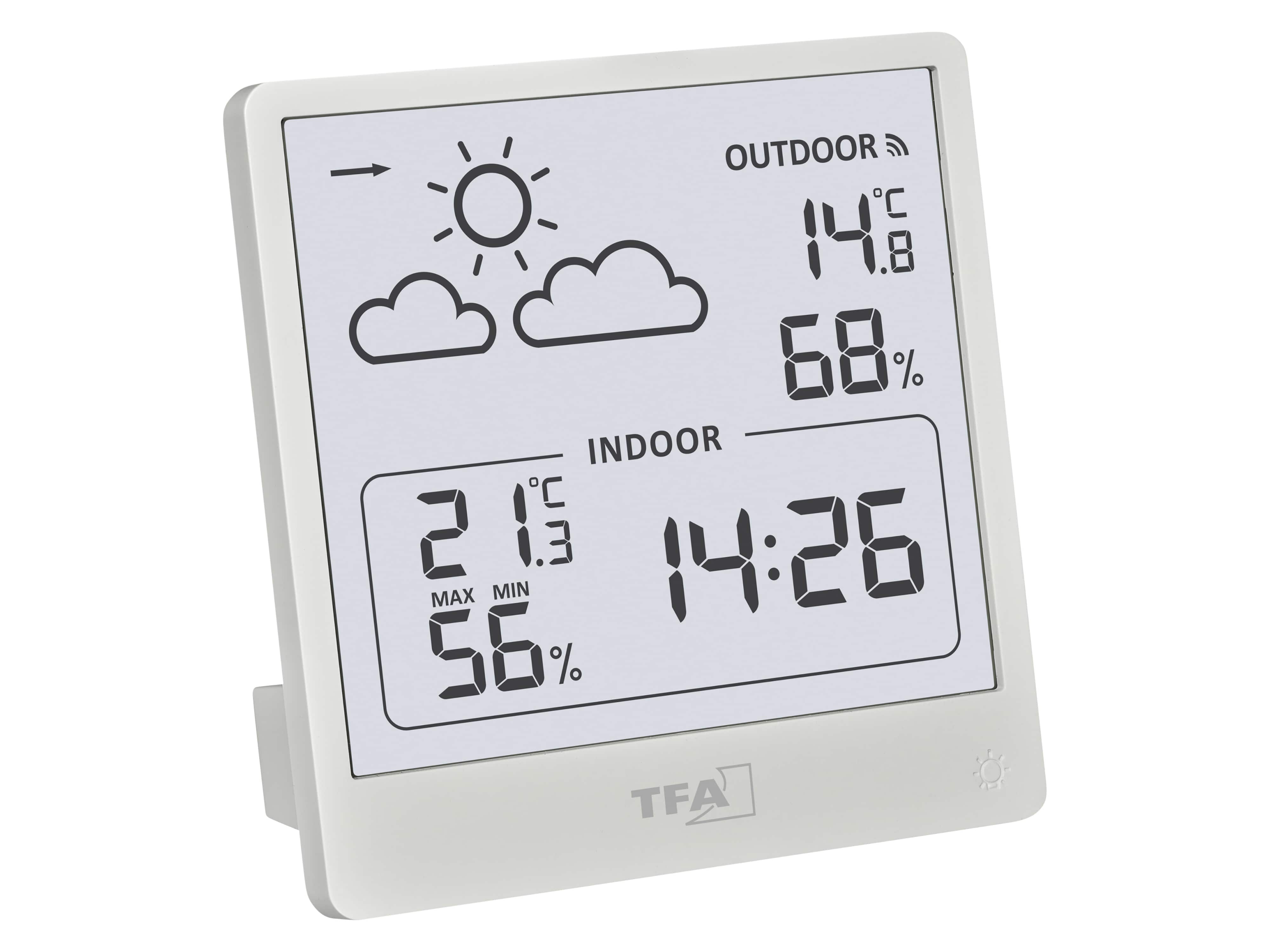TFA Funk-Wetterstation CLEO, weiß TFA Funk-Wetterstation CLEO, weiß