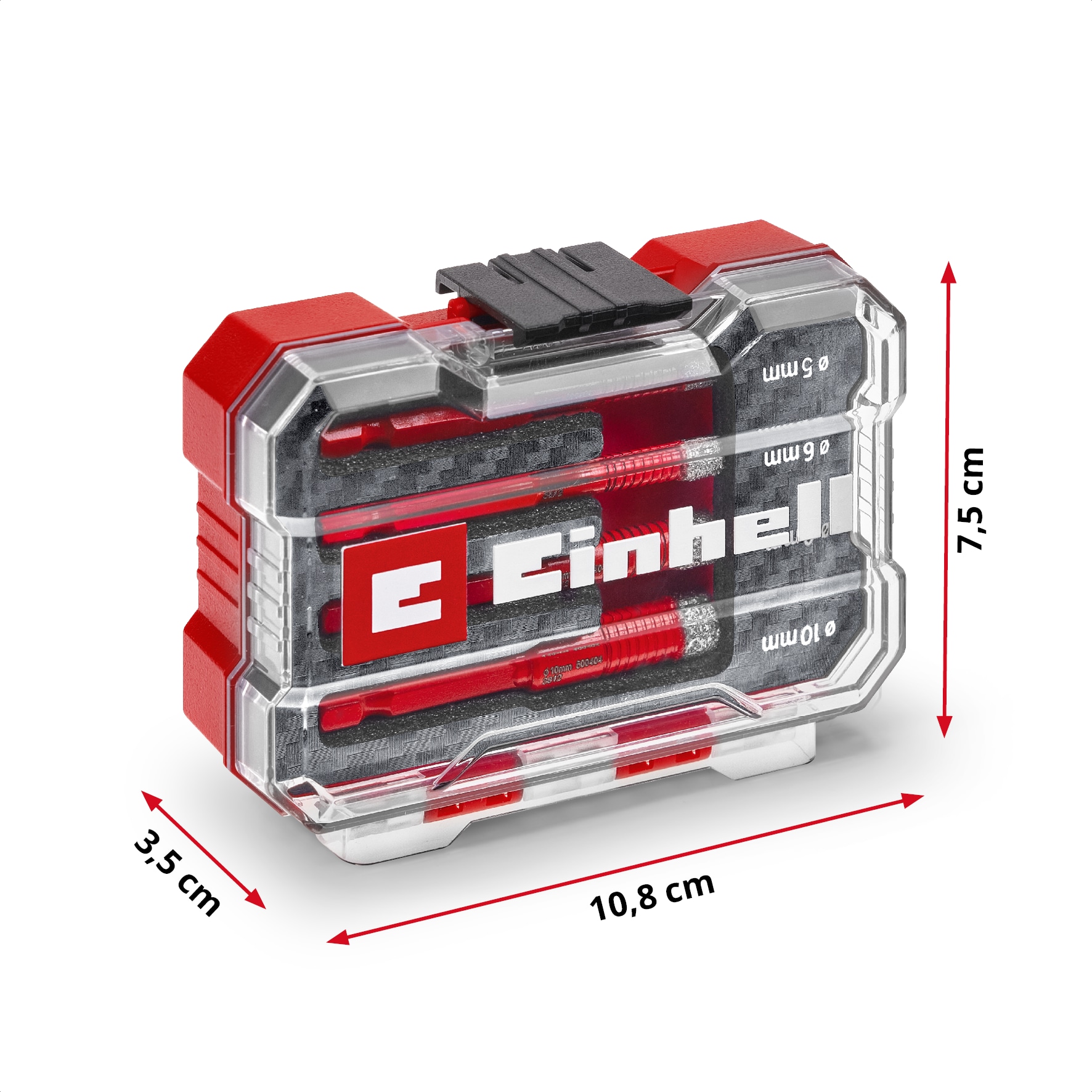 EINHELL Diamant-Fliesenbohrer-Set, 500404, XS-Case, 4-teilig EINHELL Diamant-Fliesenbohrer-Set, 500404, XS-Case, 4-teilig