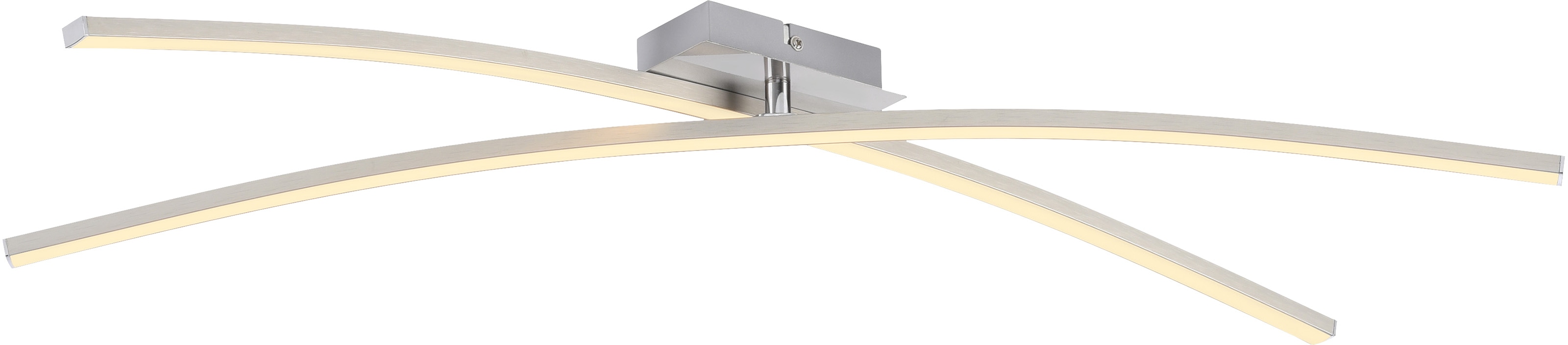 JUST LIGHT LED-Deckenleuchte 14726-55, 12W, 3000K, 1730lm, warmweiß, IP20, stahl JUST LIGHT LED-Deckenleuchte 14726-55, 12W, 3000K, 1730lm, warmweiß, IP20, stahl