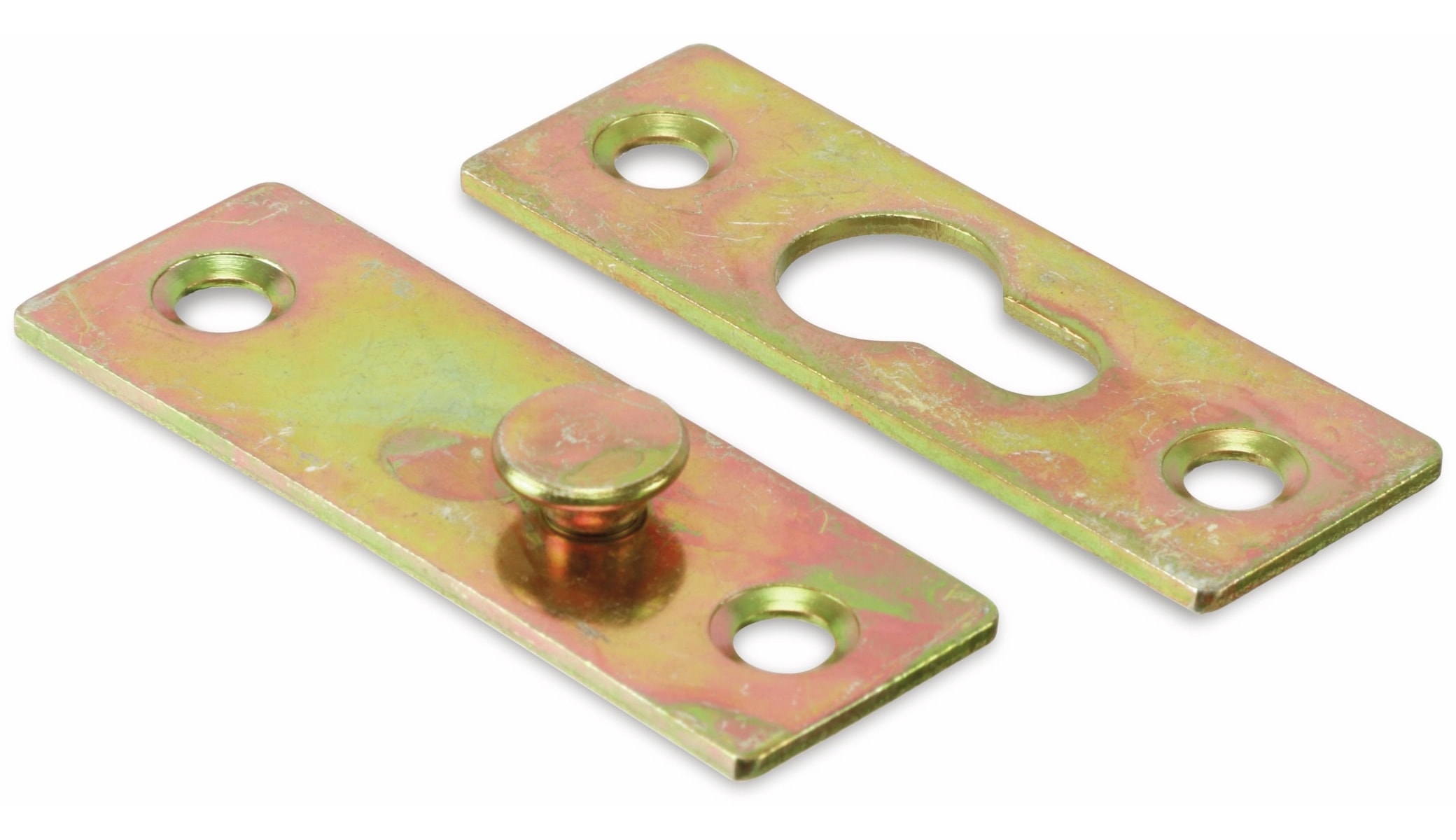 Möbelverbinder-Set, verzinkt, 60x20 mm Möbelverbinder-Set, verzinkt, 60x20 mm