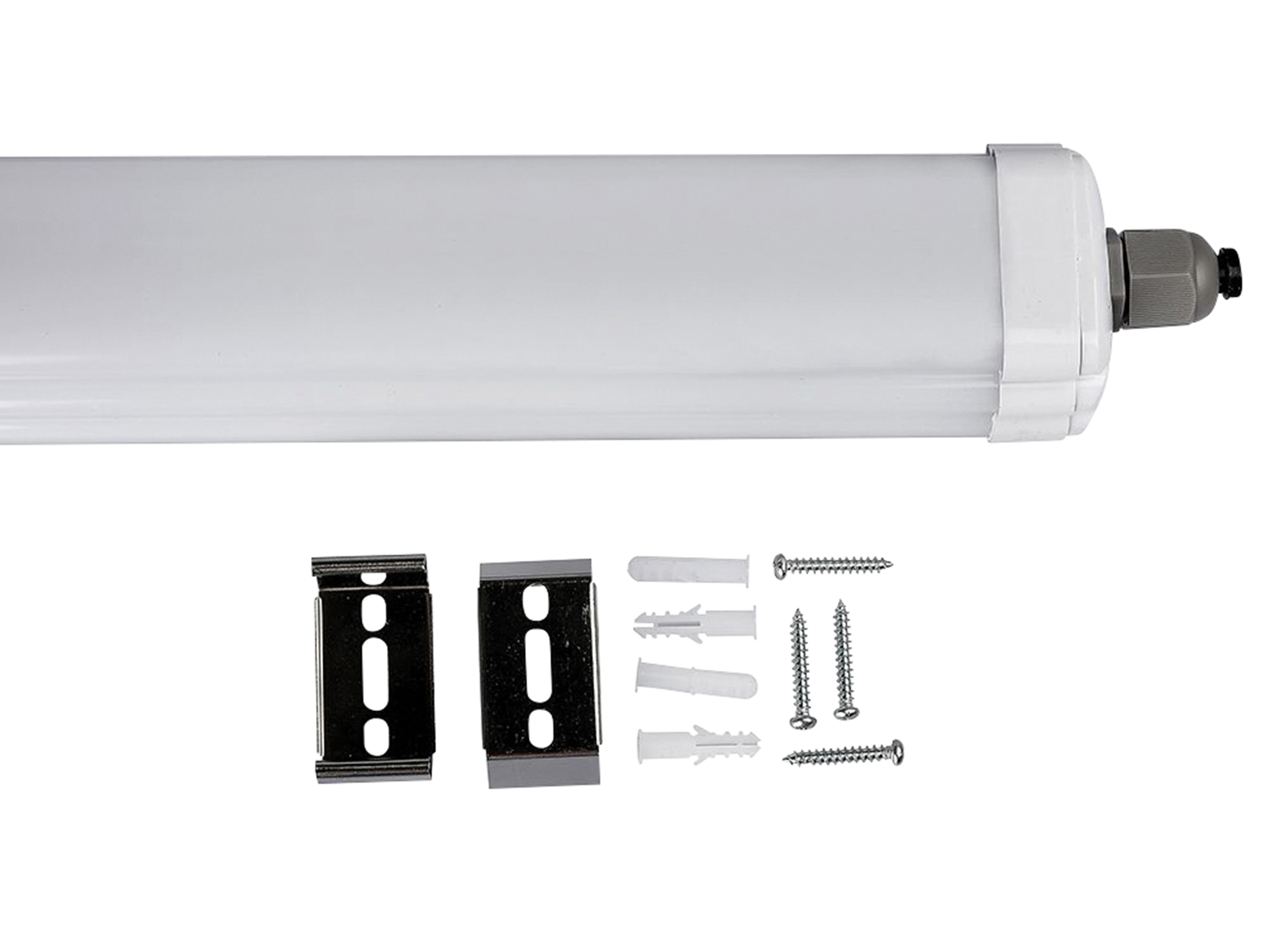 V-TAC LED-Feuchtraum-Wannenleuchte VT-1574-N, EEK: E, 48 W, 5760 lm, 6500 K, 1500 mm, 12 Stück V-TAC LED-Feuchtraum-Wannenleuchte VT-1574-N, EEK: E, 48 W, 5760 lm, 6500 K, 1500 mm, 12 Stück