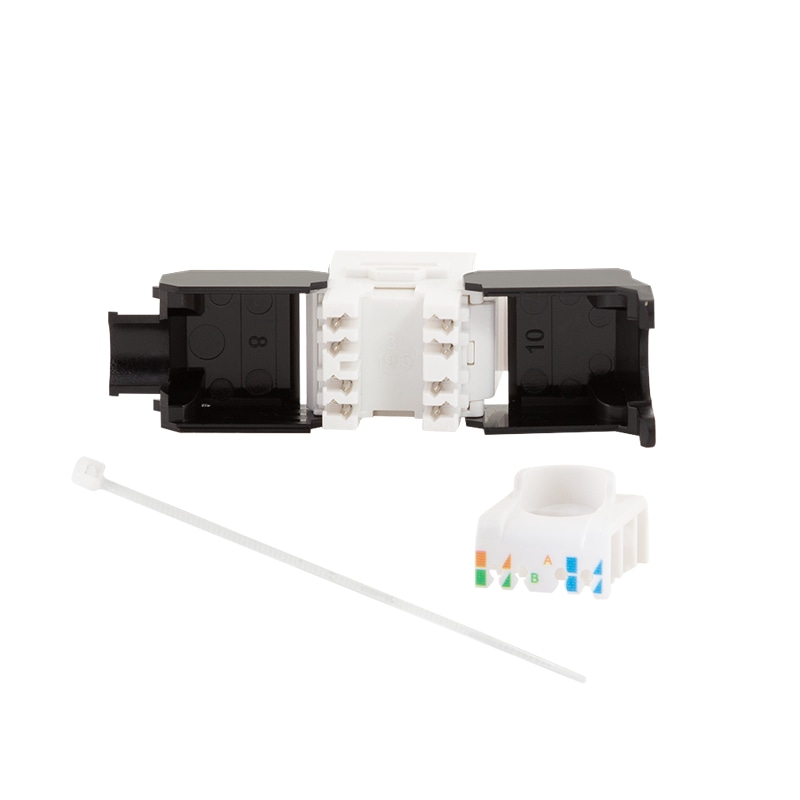 LOGILINK CAT.6A Keystone-Modul NK4066, RJ-45, UTP, Buchse / LSA
