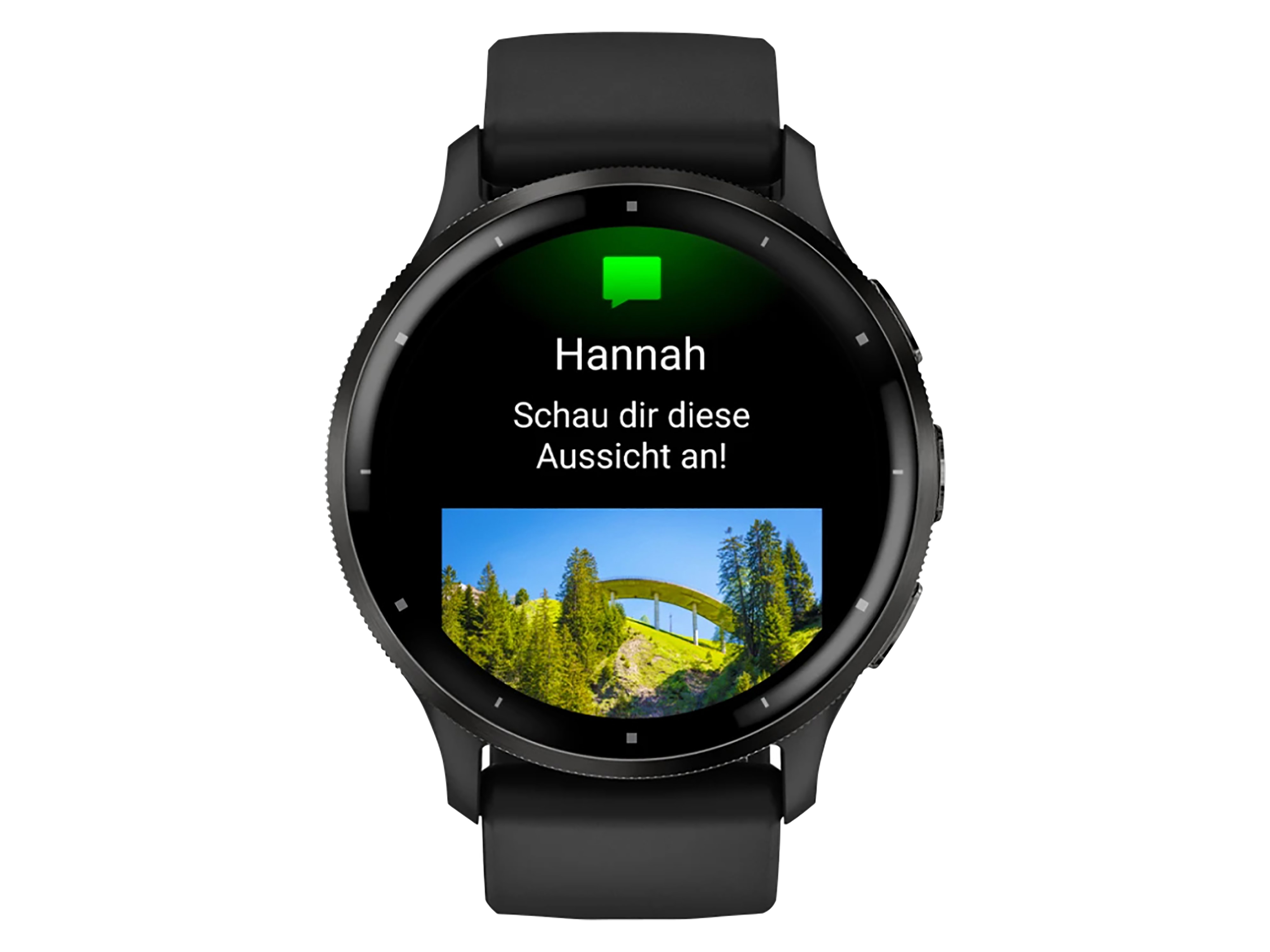GARMIN Smartwatch Venu 3 schwarz/schiefergrau Silikon