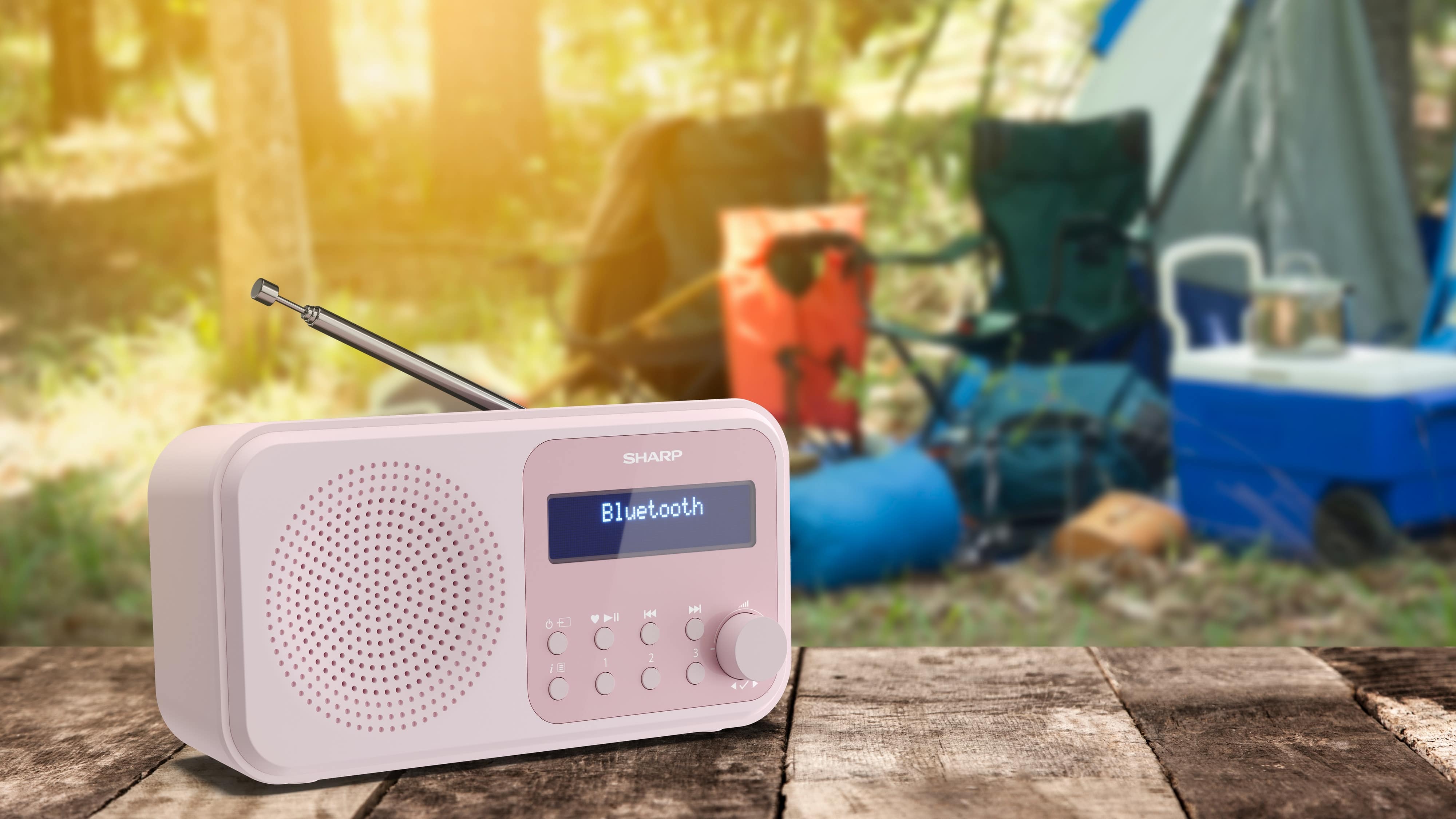 SHARP DAB+/FM Radio DR-P420, USB, Bluetooth, rosa SHARP DAB+/FM Radio DR-P420, USB, Bluetooth, rosa