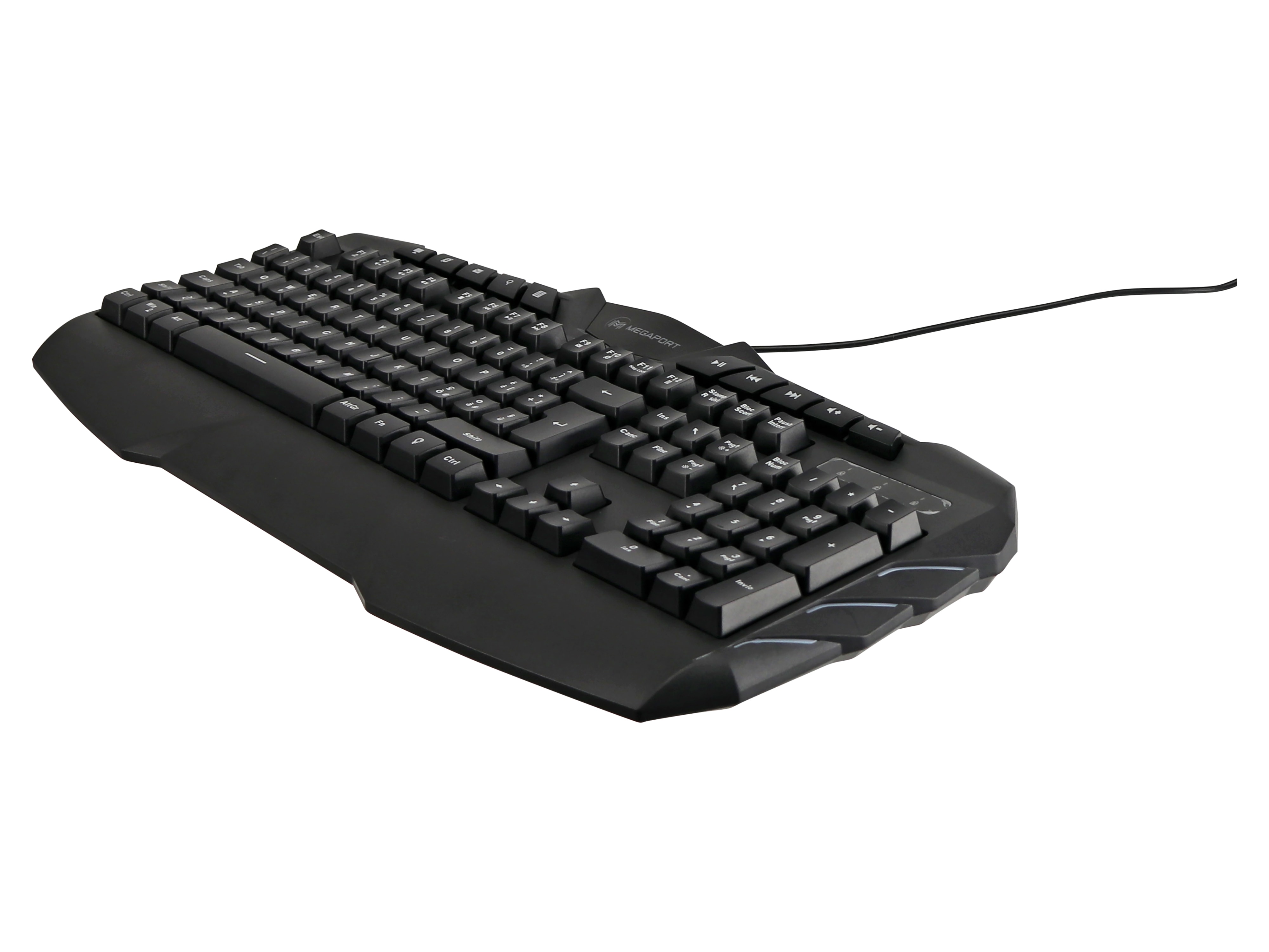 Tastatur/Maus-Set, MEGAPORT, M-GCM600, italienisch Tastaturlayout Tastatur/Maus-Set, MEGAPORT, M-GCM600, italienisch Tastaturlayout