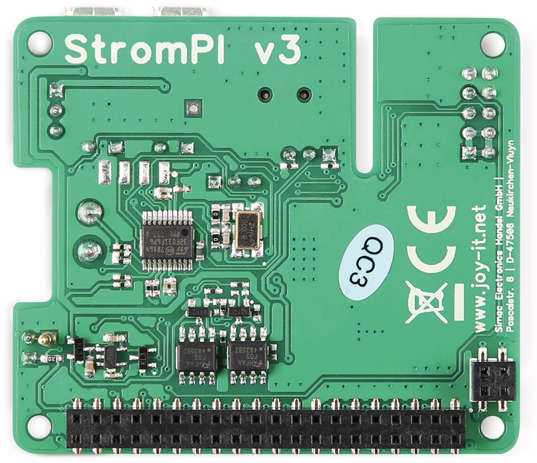 JOY-IT Strom-Pi3 Erweiterungsplatine für Raspberry Pi JOY-IT Strom-Pi3 Erweiterungsplatine für Raspberry Pi