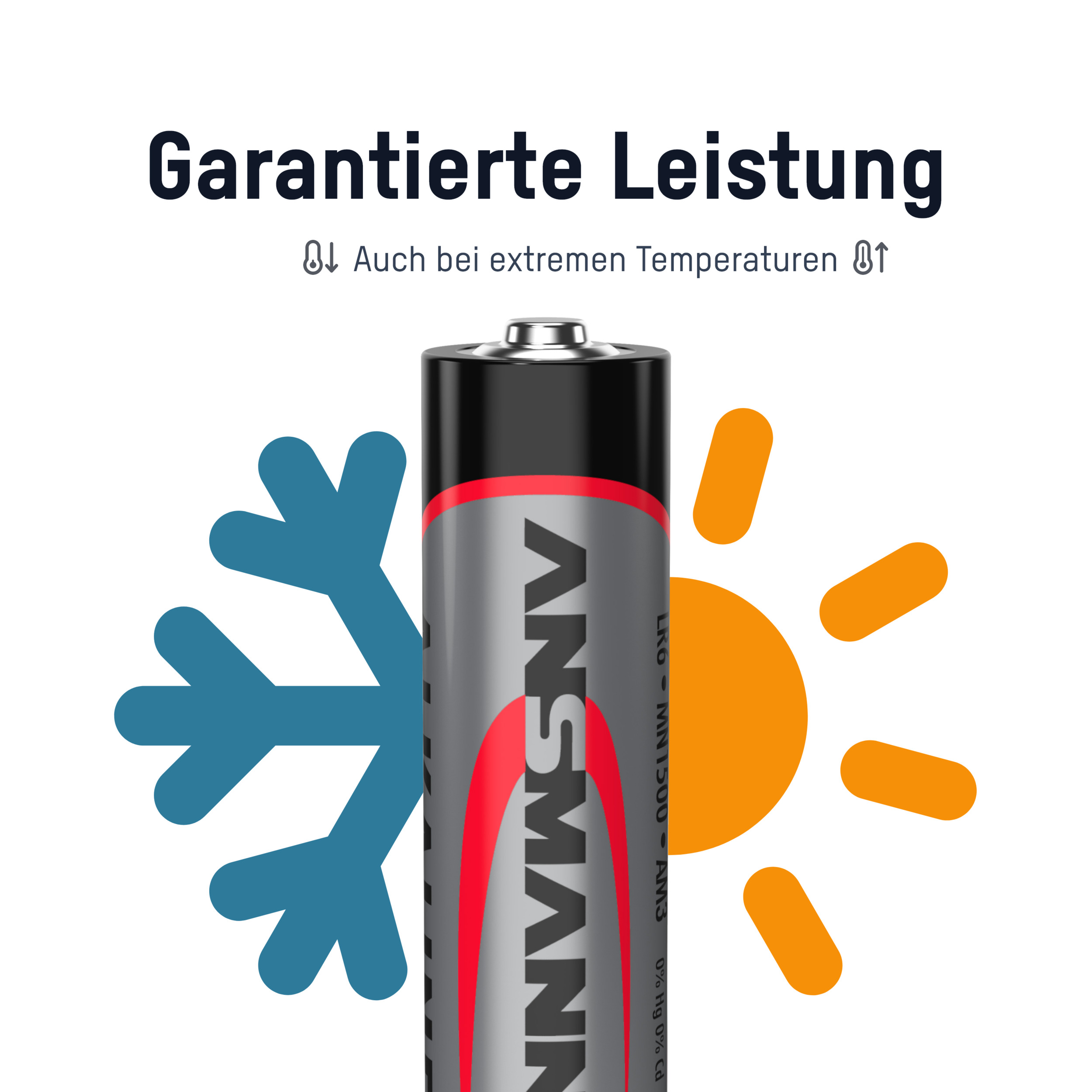 ANSMANN Mignon-Batterie-Set, Alkaline, 100 Stück ANSMANN Mignon-Batterie-Set, Alkaline, 100 Stück