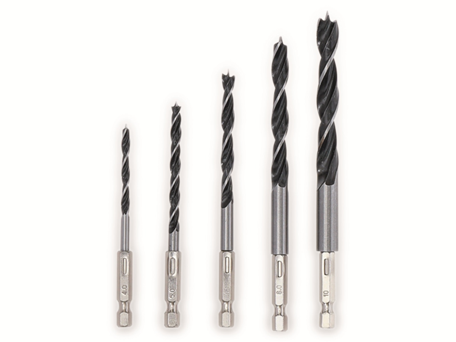 BGS TECHNIC Holzbohrer-Satz 50799, 4...10 mm, 5-teilig BGS TECHNIC Holzbohrer-Satz 50799, 4...10 mm, 5-teilig