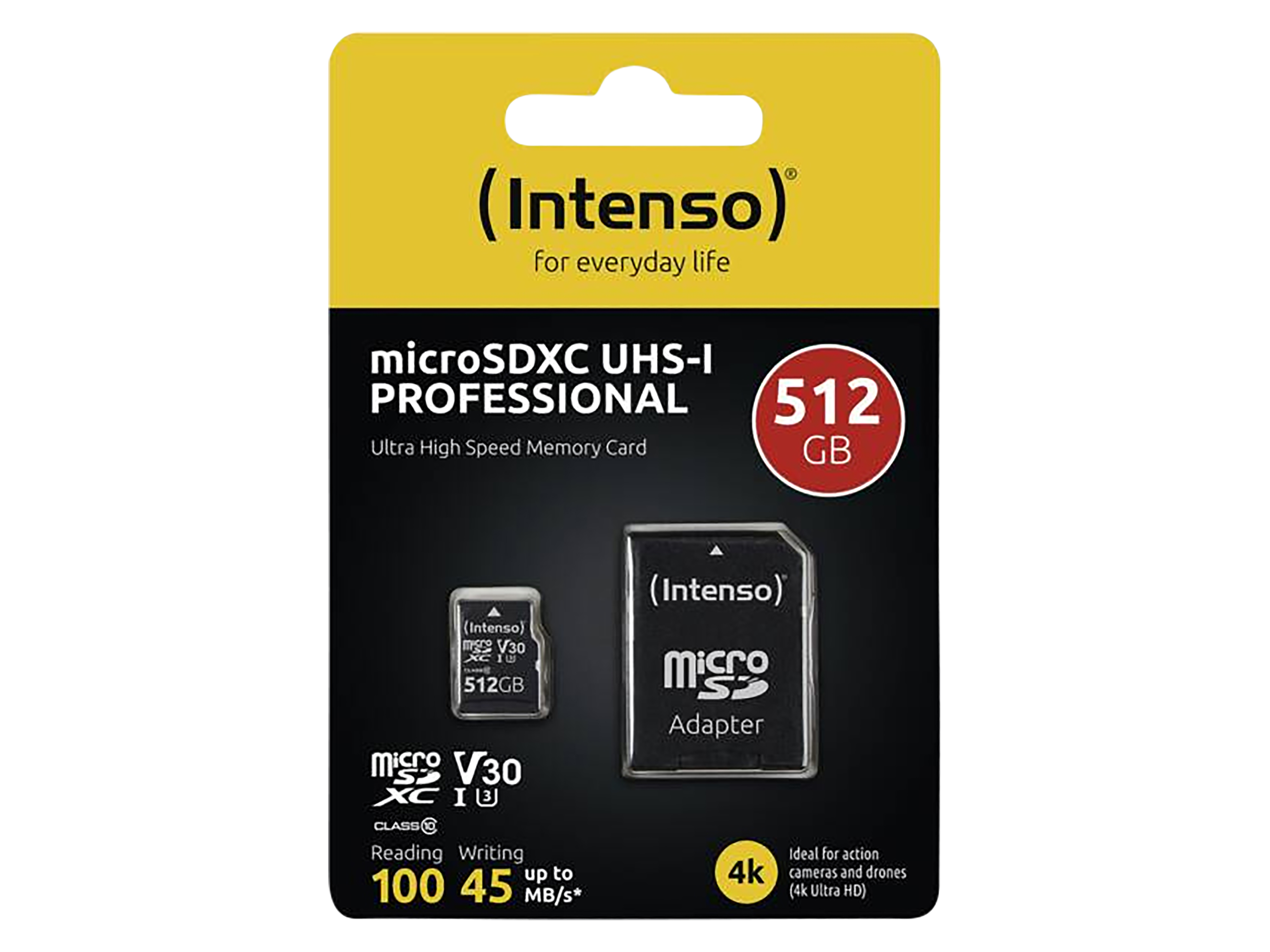 INTENSO microSDXC Card 3433493, 512 GB INTENSO microSDXC Card 3433493, 512 GB