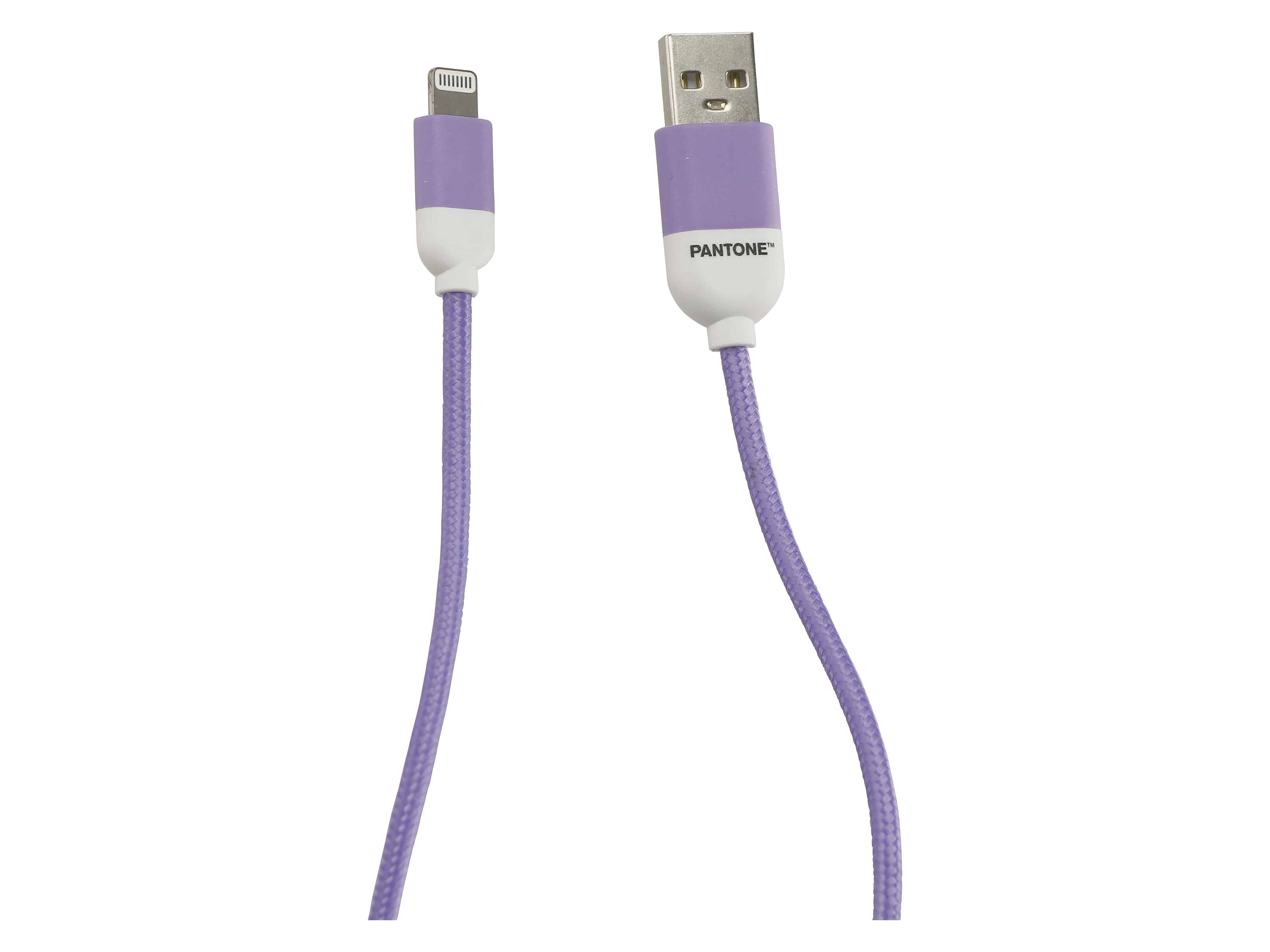 USB-Lightning-Kabel, PANTONE , 150cm, lila, MFI certified USB-Lightning-Kabel, PANTONE , 150cm, lila, MFI certified
