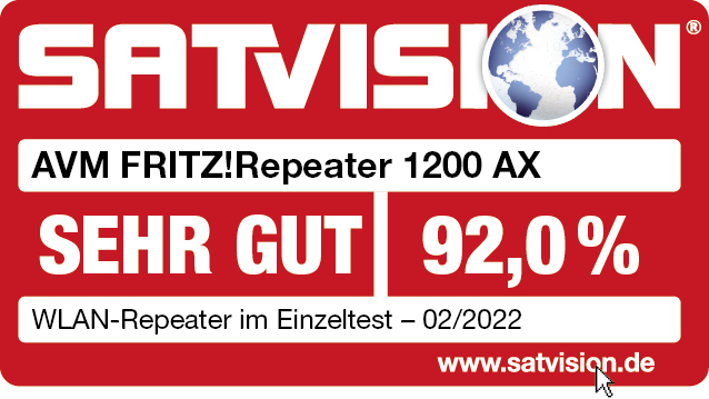 AVM FRITZ!Repeater 1200 AX Repeater - WLAN - Wifi-6 AVM FRITZ!Repeater 1200 AX Repeater - WLAN - Wifi-6