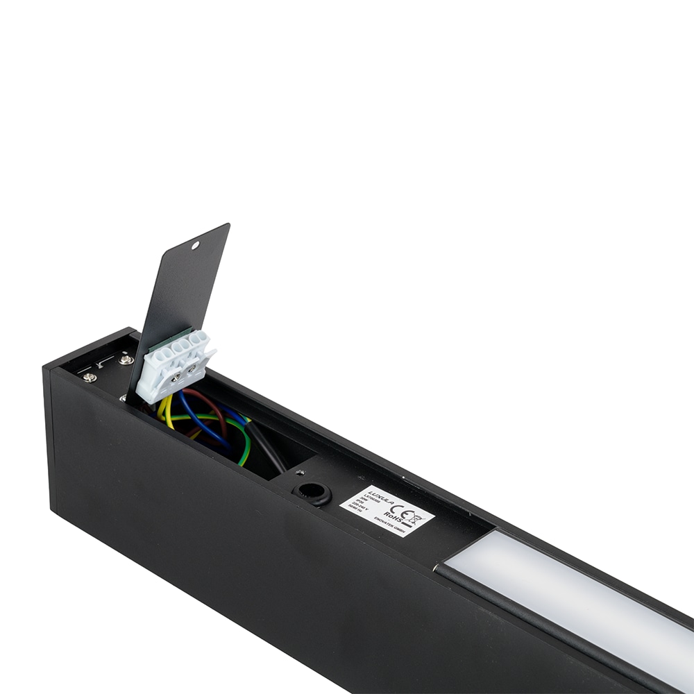 LUXULA LED-Büro-/Tresenleuchte, 30W, 3000/4000/6500K, EEK: E, 3600lm, IP20, schwarz LUXULA LED-Büro-/Tresenleuchte, 30W, 3000/4000/6500K, EEK: E, 3600lm, IP20, schwarz