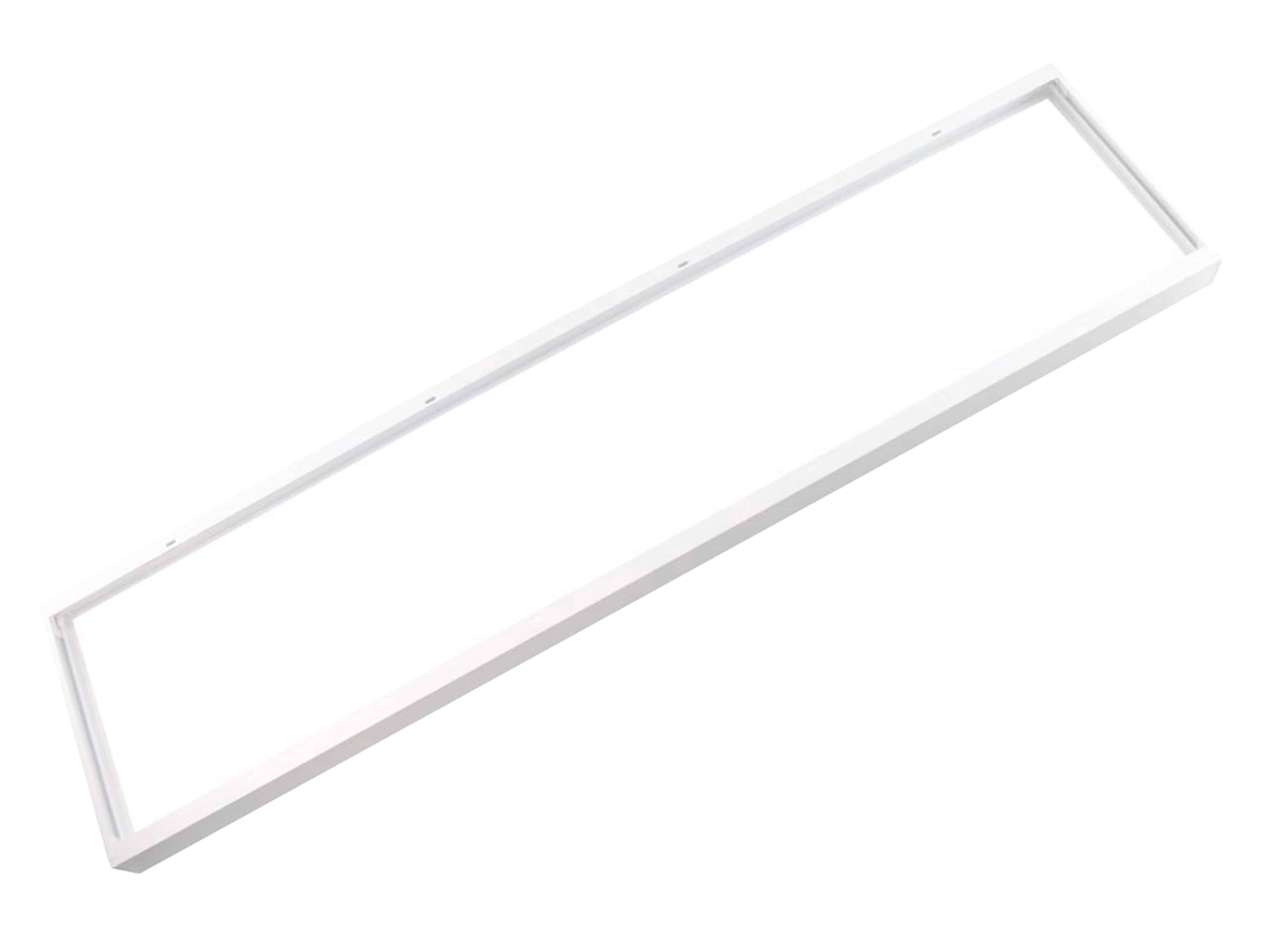 LUXULA LED-Panel Aufbaurahmen LX0716, 120x30 cm, steckbar, weiß LUXULA LED-Panel Aufbaurahmen LX0716, 120x30 cm, steckbar, weiß