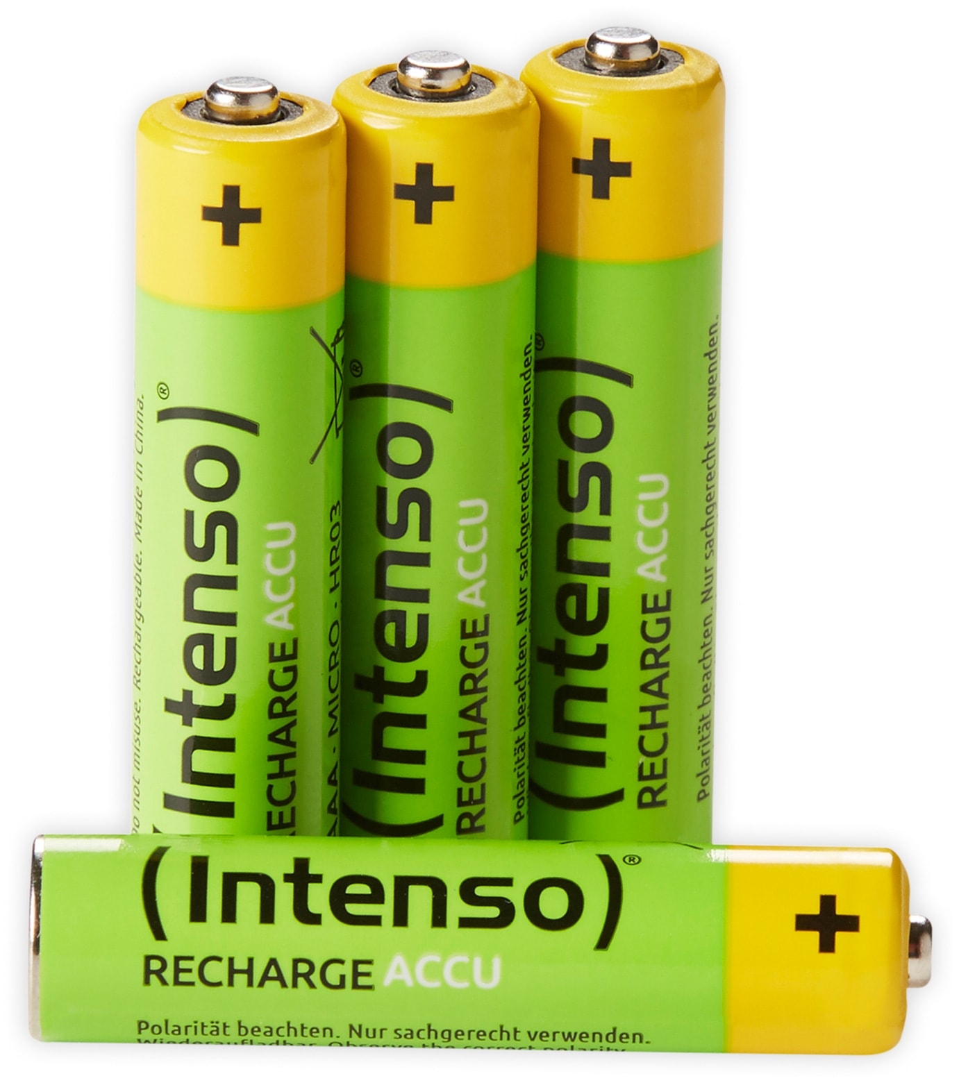 INTENSO NiMH-Akku AAA HR03, 1000 mAh, 4 Stück INTENSO NiMH-Akku AAA HR03, 1000 mAh, 4 Stück