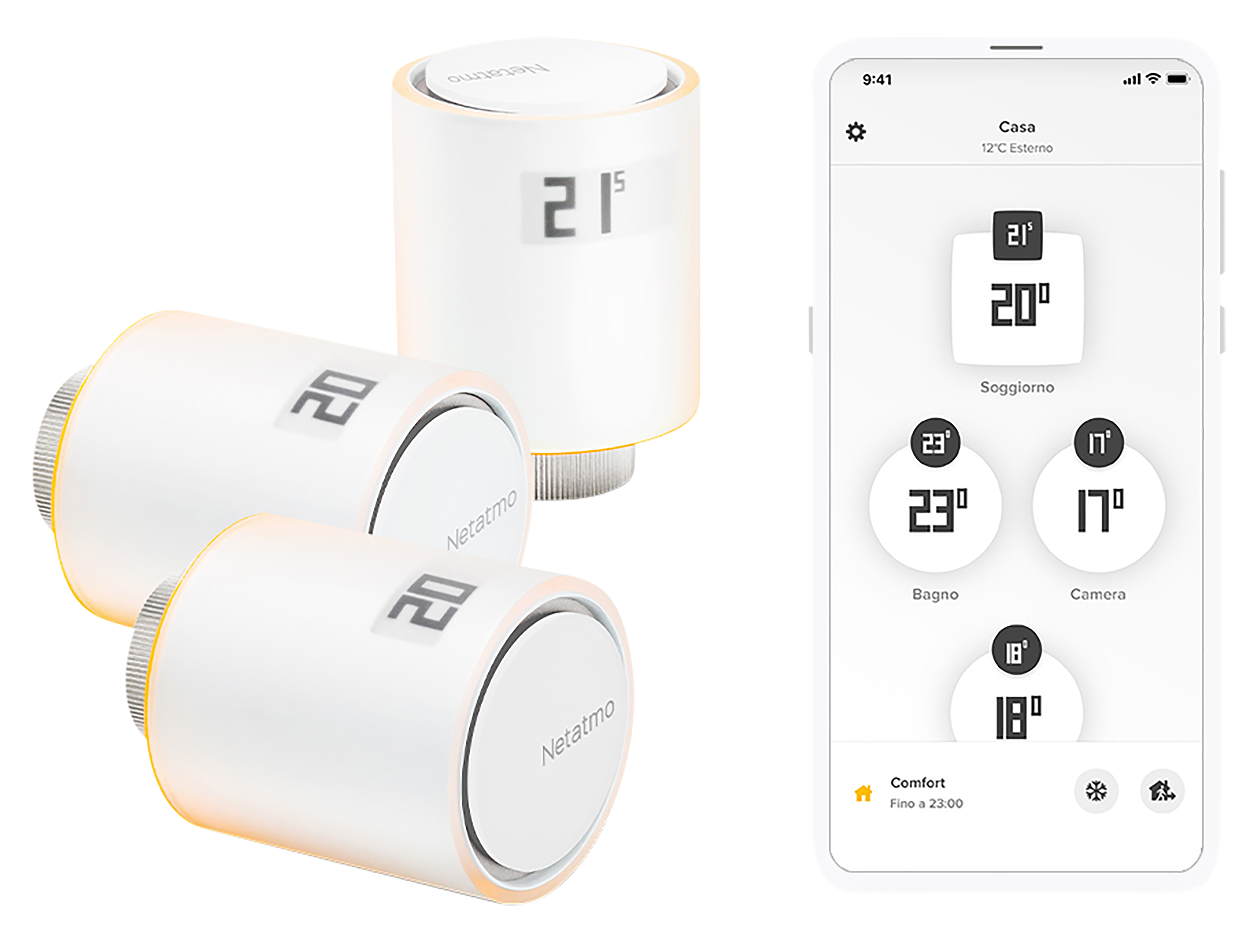 NETATMO Heizkörperthermostat-Set NBU-NAV-EU NETATMO Heizkörperthermostat-Set NBU-NAV-EU
