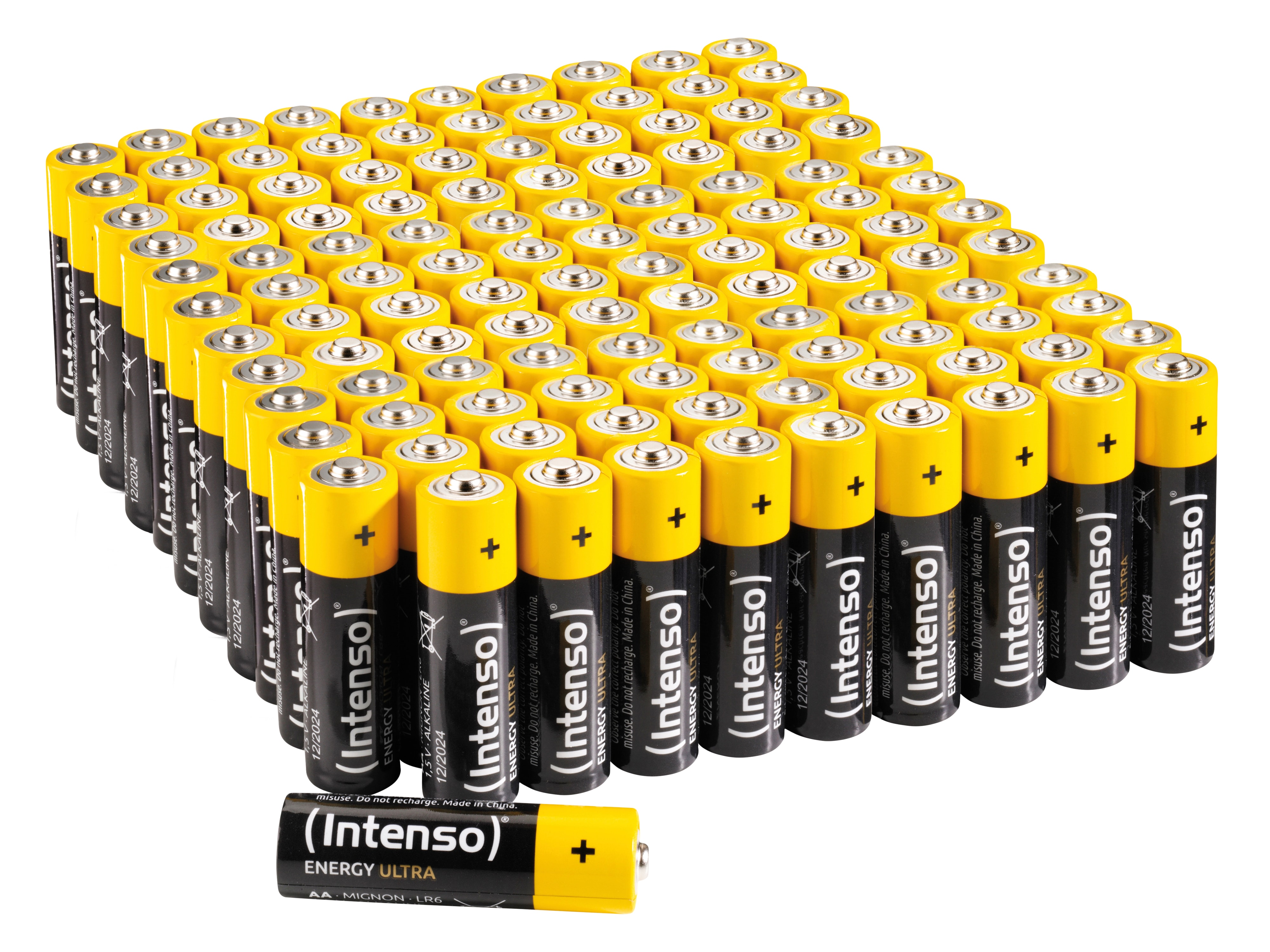 INTENSO Mignon-Batterie-Set Energy Ultra, AA LR06, Alkaline, 120 Stück INTENSO Mignon-Batterie-Set Energy Ultra, AA LR06, 120 Stück