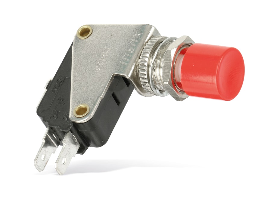 Einbau-Drucktaster DS438, 7,5 A/250 V~, rot Einbau-Drucktaster DS438, 7,5 A/250 V~, rot