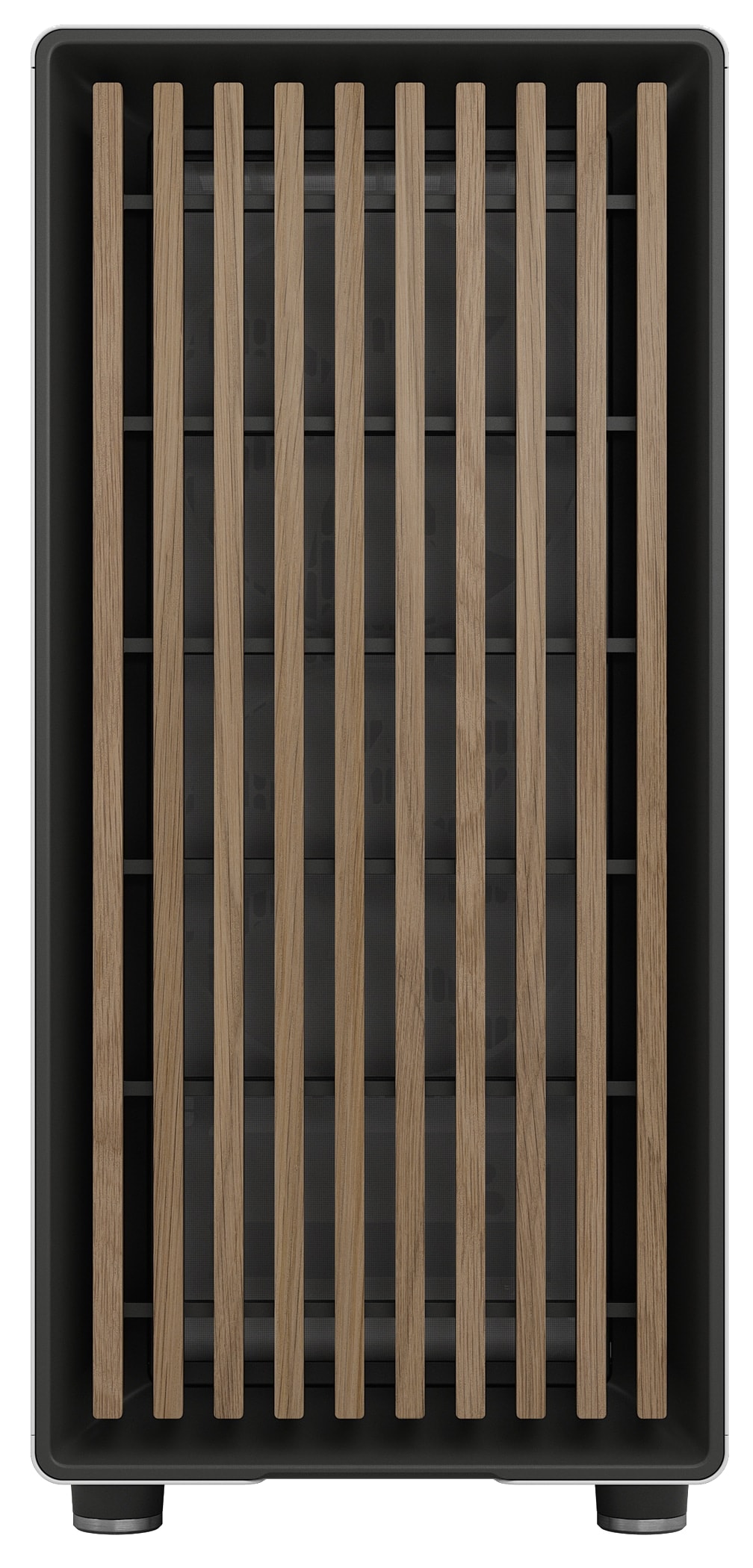 FRACTAL Midi Tower Design North Chalk weiß TG Clear FRACTAL Midi Tower Design North Chalk weiß TG Clear