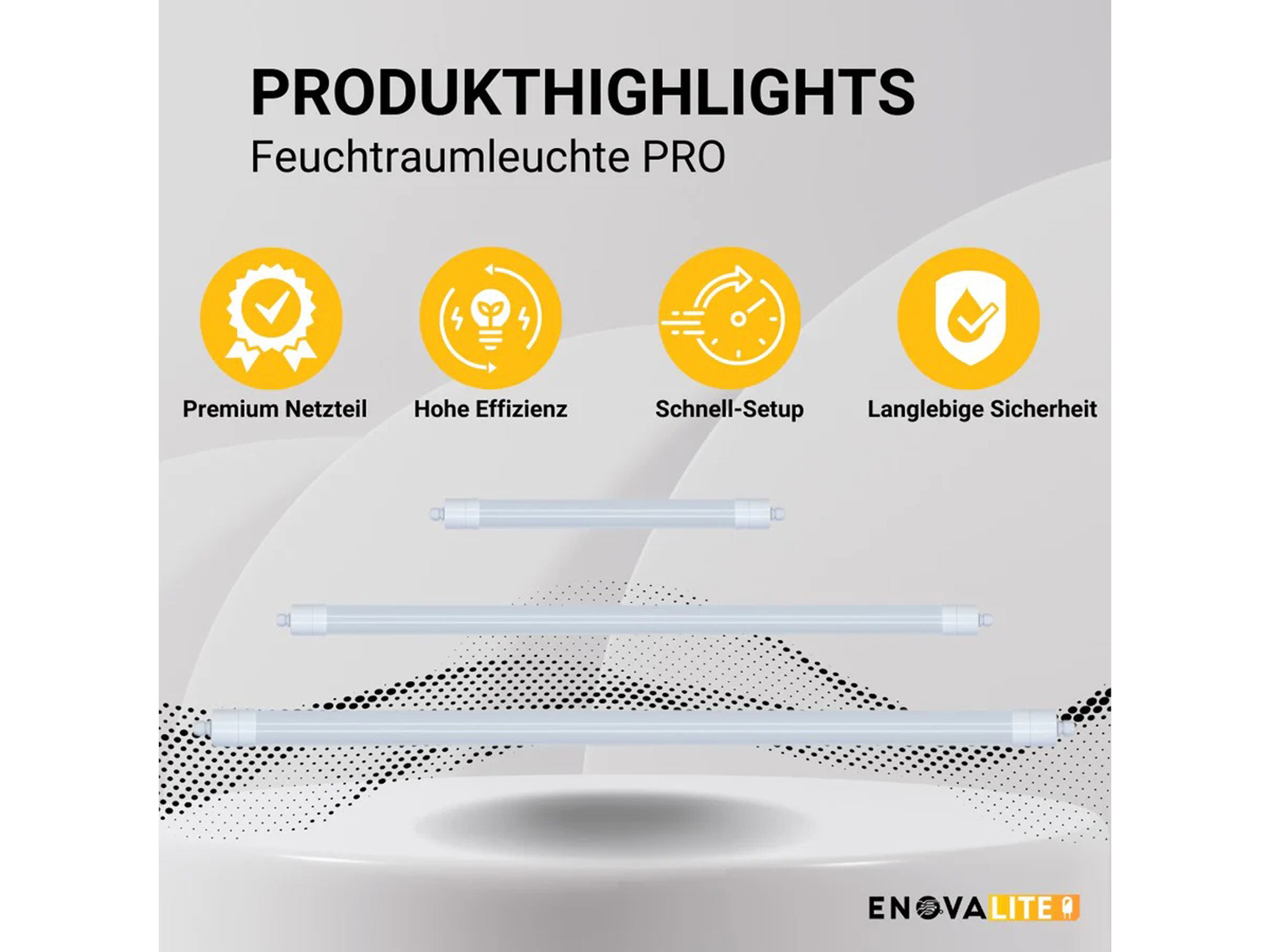ENOVALITE LED-Feuchtraumleuchte PRO, EEK: E, 36W, 4320lm, 4000K, 1200mm ENOVALITE LED-Feuchtraumleuchte PRO, EEK: E, 36W, 4320lm, 4000K, 1200mm