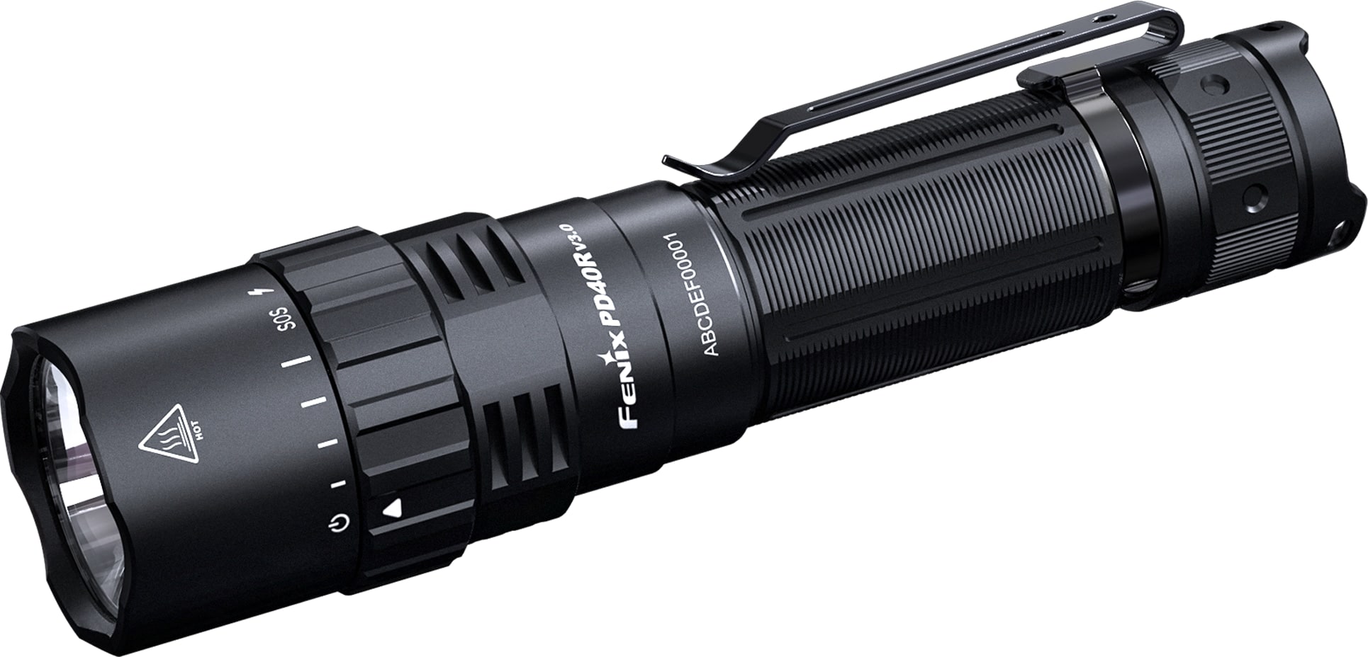 FENIX LED-Taschenlampe PD40R V3.0, Akkubetrieb, schwarz FENIX LED-Taschenlampe PD40R V3.0, Akkubetrieb, schwarz