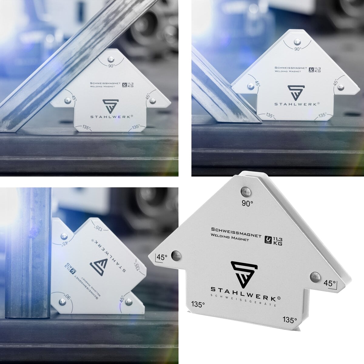 STAHLWERK Magnet-Schweißwinkel-Set, 5345, 6-teilig STAHLWERK Magnet-Schweißwinkel-Set, 5345, 6-teilig