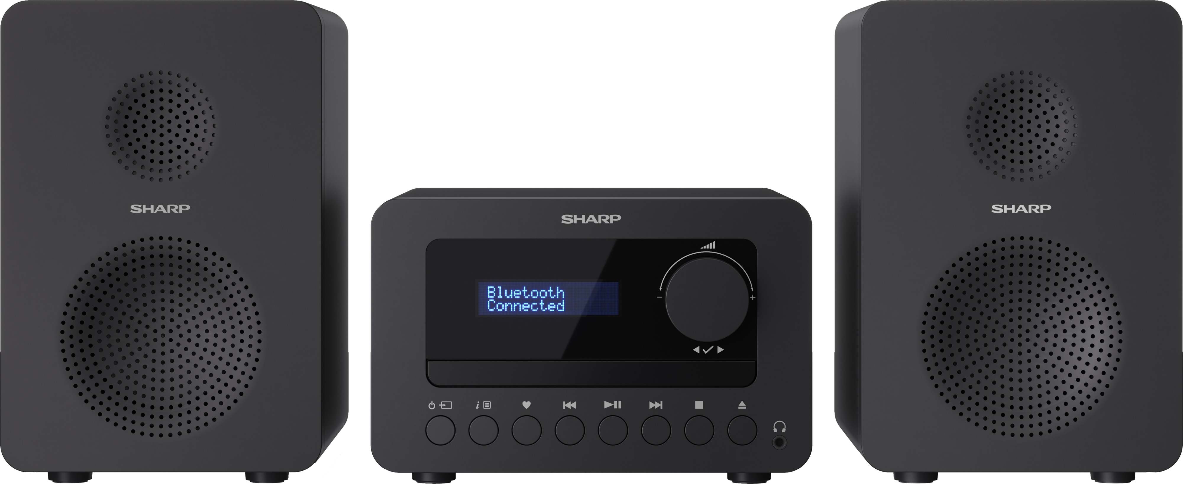 SHARP HiFi-Anlage XL-B520D, schwarz, DAB+, Bluetooth, MP3, CD-Laufwerk SHARP HiFi-Anlage XL-B520D, schwarz, DAB+, Bluetooth, MP3, CD-Laufwerk