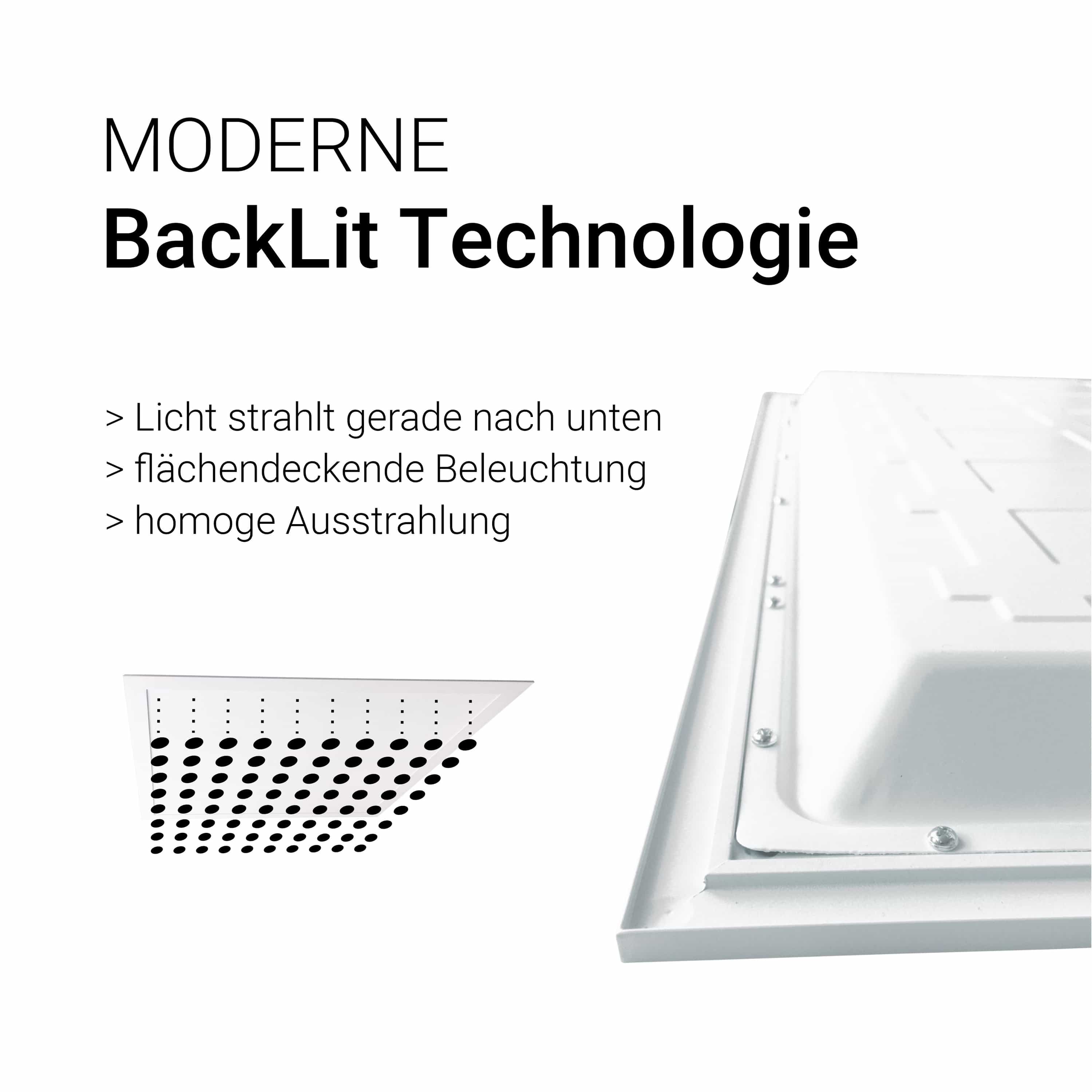ENOVALITE LED-Panel, 30 W, 4500 lm, EEK: D, Backlit, 620x620 mm, 4000 K ENOVALITE LED-Panel, 30 W, 4500 lm, EEK: D, Backlit, 620x620 mm, 4000 K