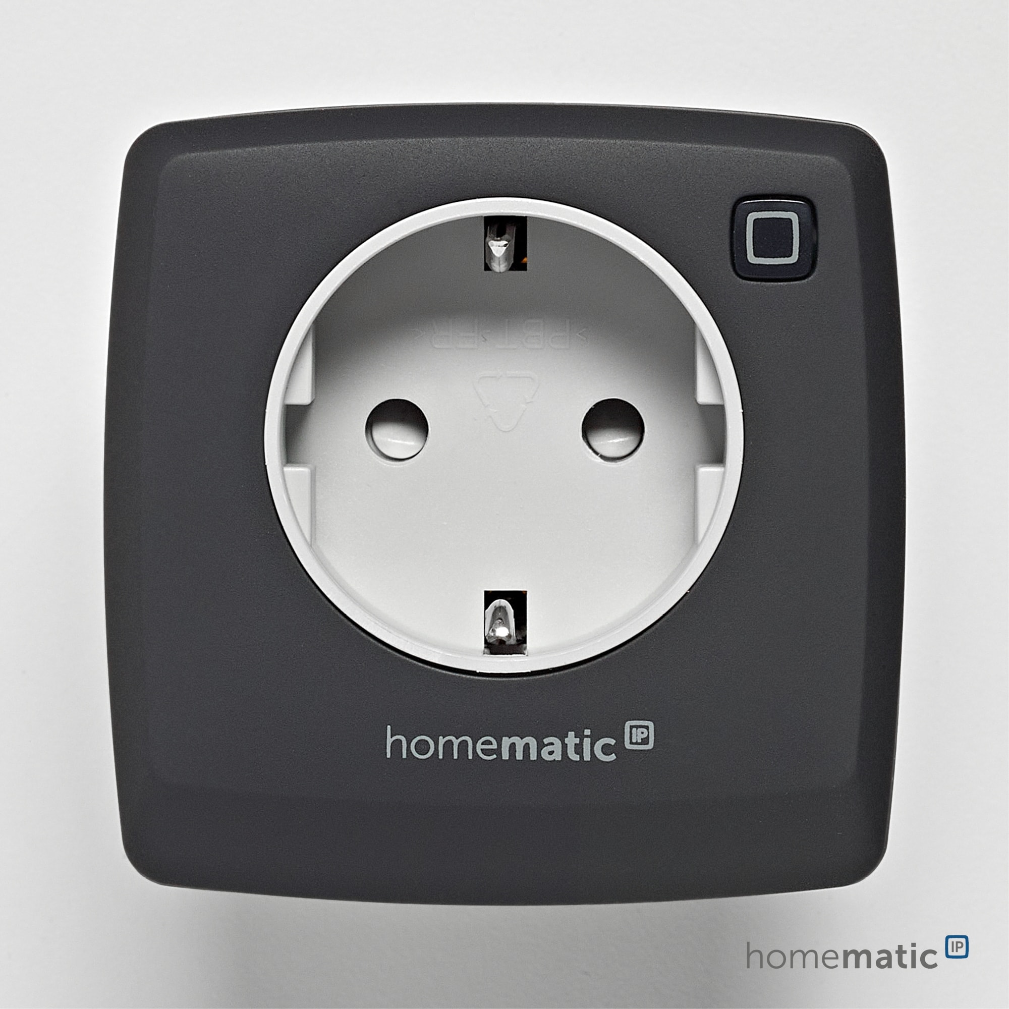 HOMEMATIC IP 161621A0, Dimmer-Steckdose, Phasenabschnitt, anthrazit HOMEMATIC IP 161621A0, Dimmer-Steckdose, Phasenabschnitt, anthrazit