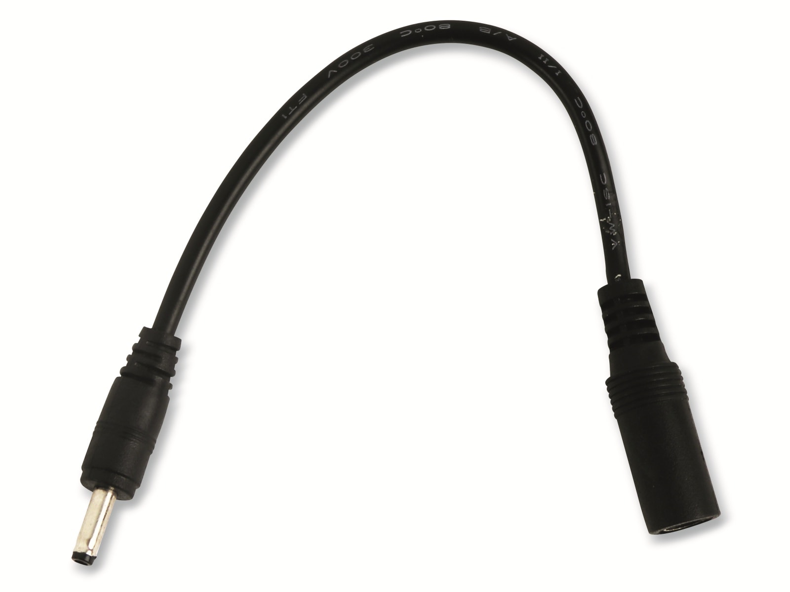 Adapterkabel, 5,5/2,1 Hohlkupplung auf 3,5/1,35 Hohlstecker