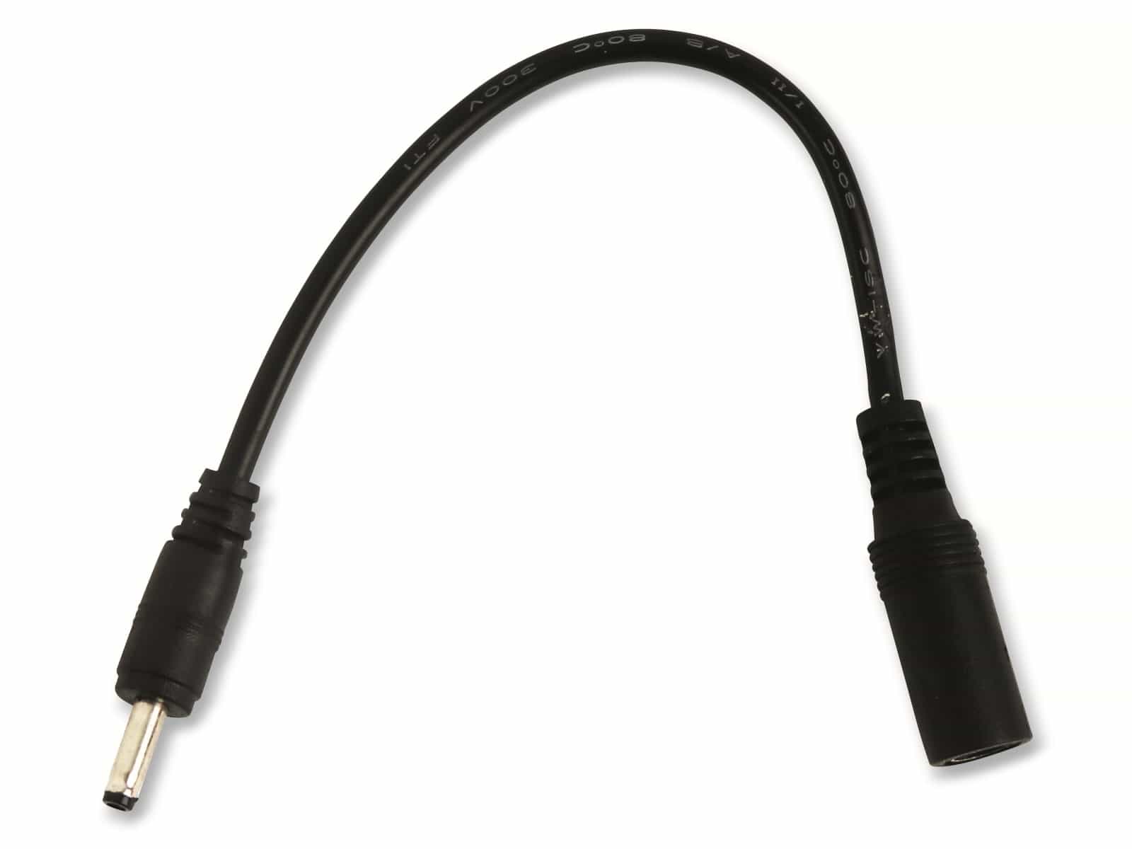 Adapterkabel, 5,5/2,1 Hohlkupplung auf 3,5/1,35 Hohlstecker Adapterkabel, 5,5/2,1 Hohlkupplung auf 3,5/1,35 Hohlstecker