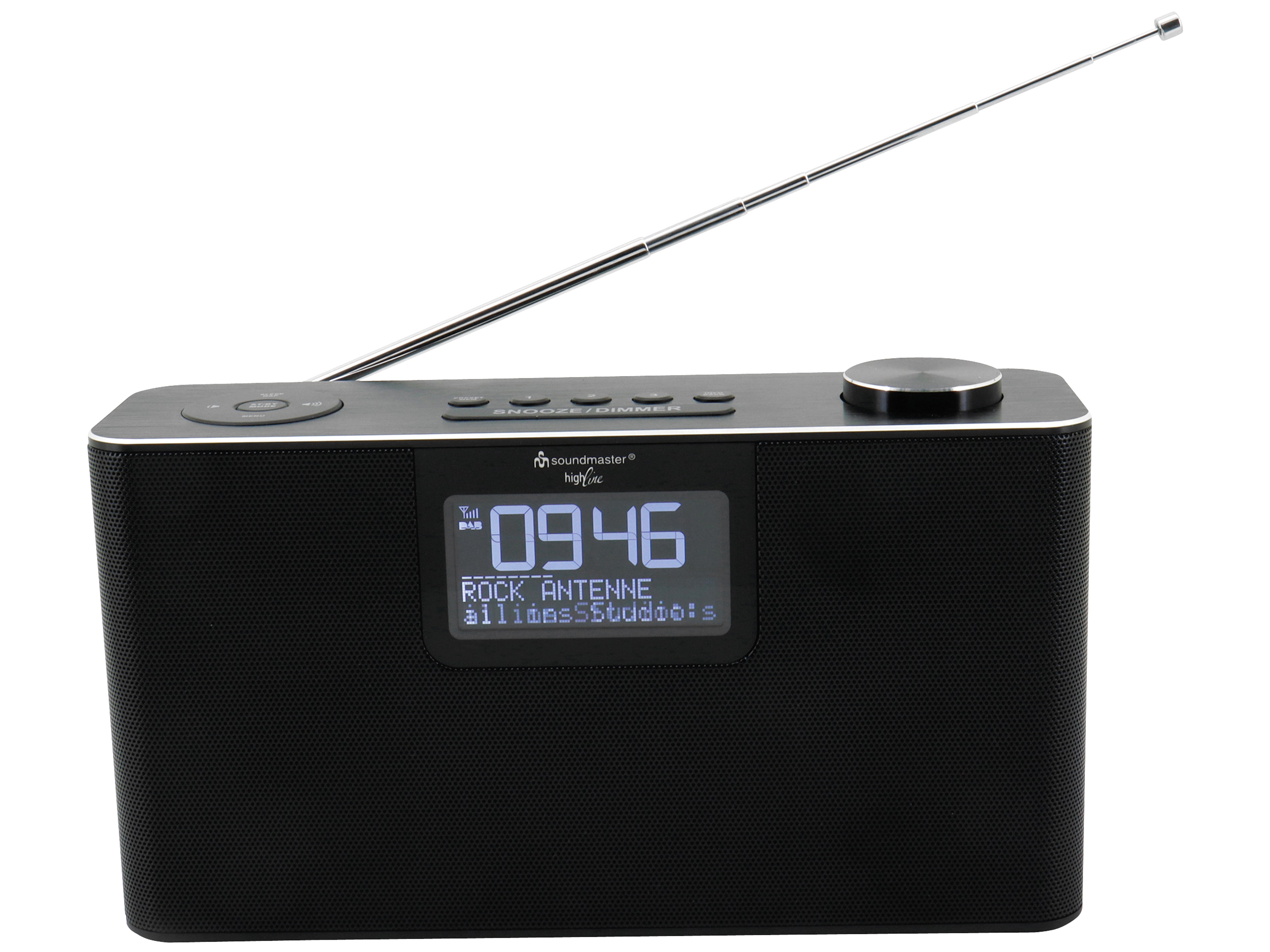 SOUNDMASTER DAB+/UKW Radio DAB700SW, USB, SD, MP3, Bluetooth, schwarz