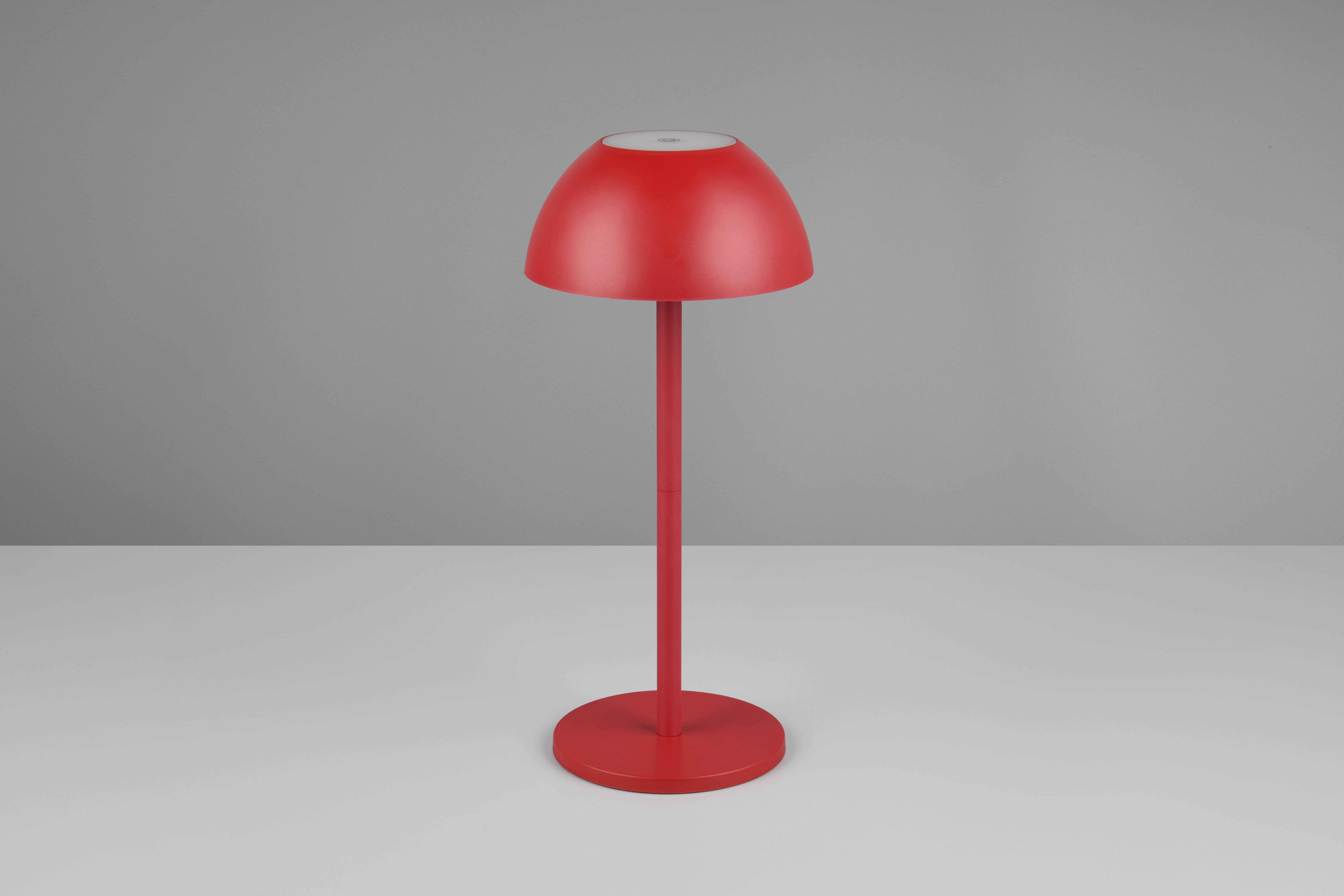 REALITY LED-Akku-Tischleuchte Ricardo R54106110 rot, IP54, 1,7 W, 240 lm, 3000 K REALITY LED-Akku-Tischleuchte Ricardo R54106110 rot, IP54, 1,7 W, 240 lm, 3000 K