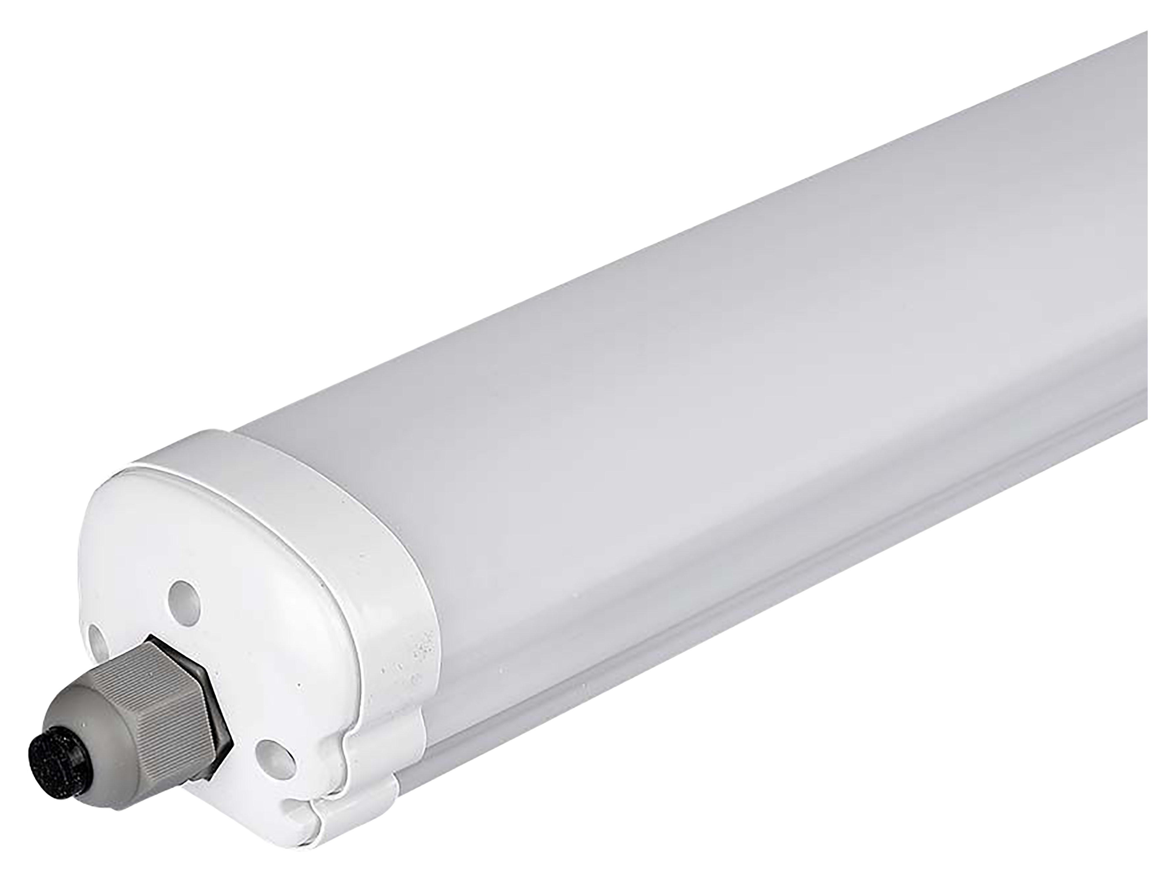 V-TAC LED-Feuchtraumwannenleuchte VT-6076, 18W, 4000K, EEK: E, 2160lm, neutralweiß, IP65, 60 cm