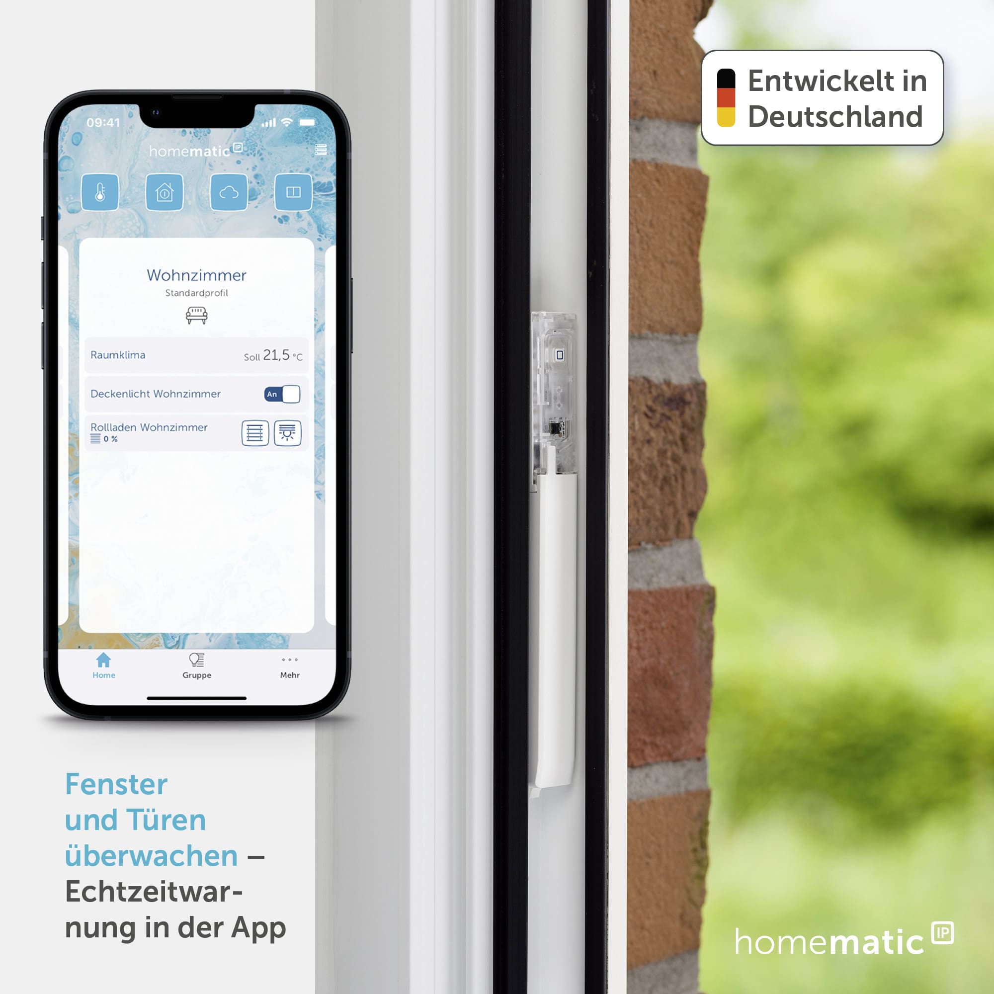 HOMEMATIC IP Smart Home 151039A0, Fenster- und Türkontakt, verdeckter Einbau HOMEMATIC IP Smart Home 151039A0, Fenster- und Türkontakt, verdeckter Einbau