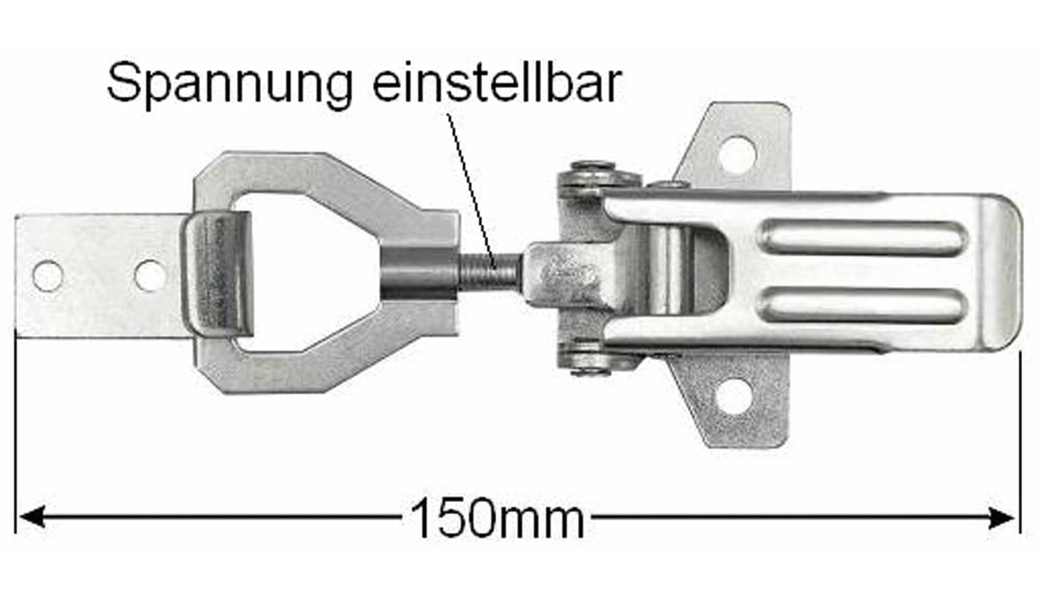 Spannverschluss, einstellbar Spannverschluss, einstellbar