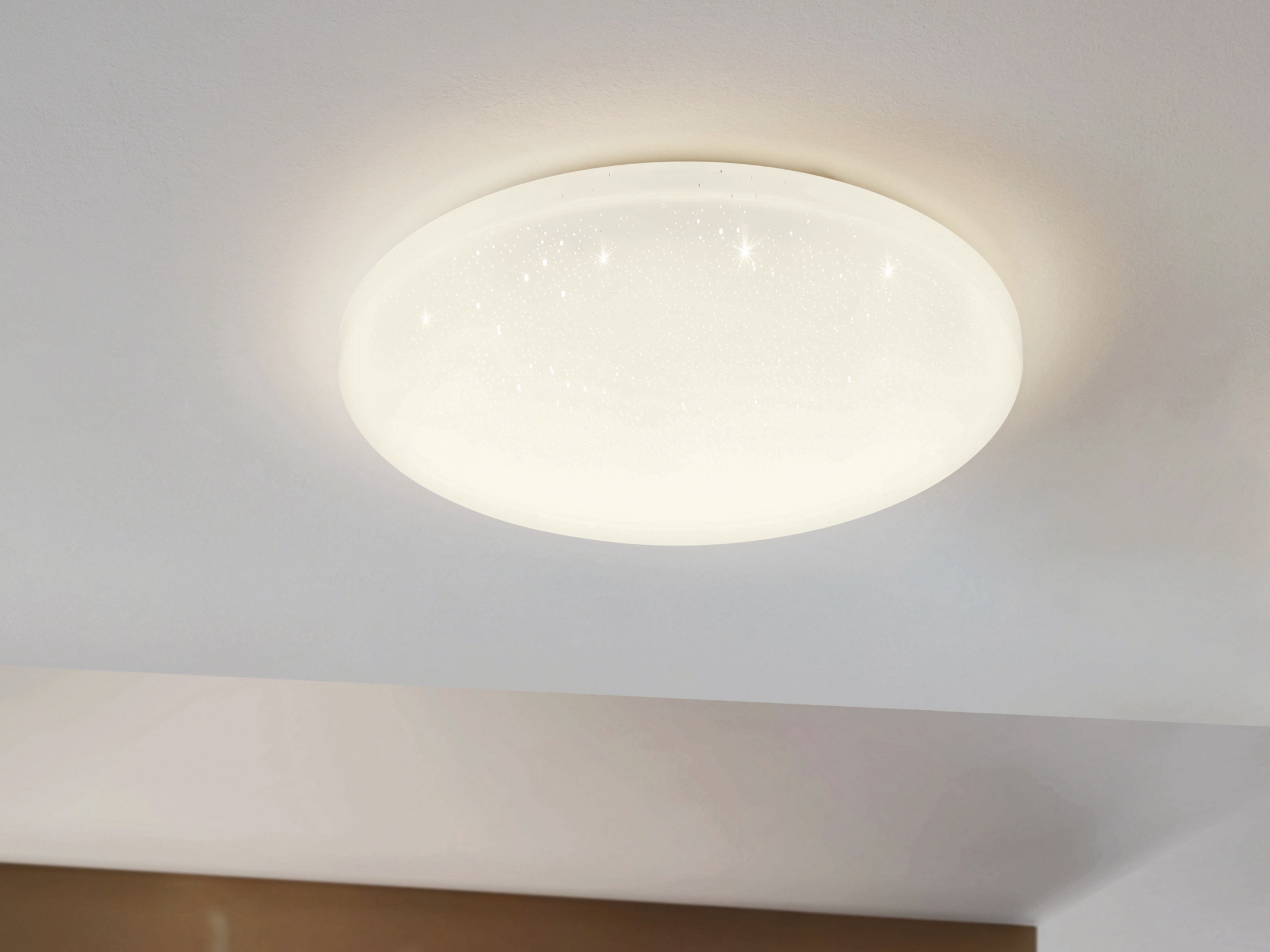 EGLO LED-Deckenleuchte POGLIOLA-S, 12W, 1300 lm, 4000K, 240 mm, Kristalleffekt EGLO LED-Deckenleuchte POGLIOLA-S, 12W, 1300 lm, 4000K, 240 mm, Kristalleffekt