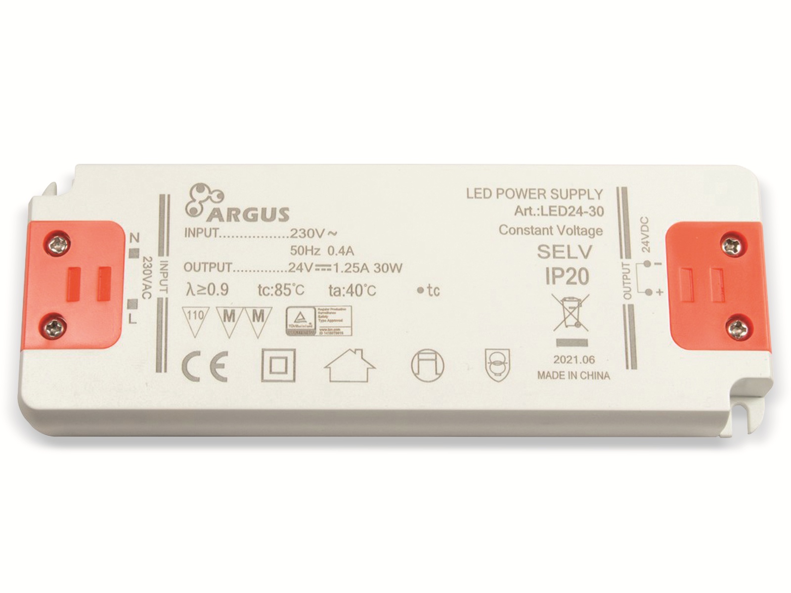 INTER-TECH LED-Netzteil LED 24V-/30 W INTER-TECH LED-Netzteil LED 24V-/30 W