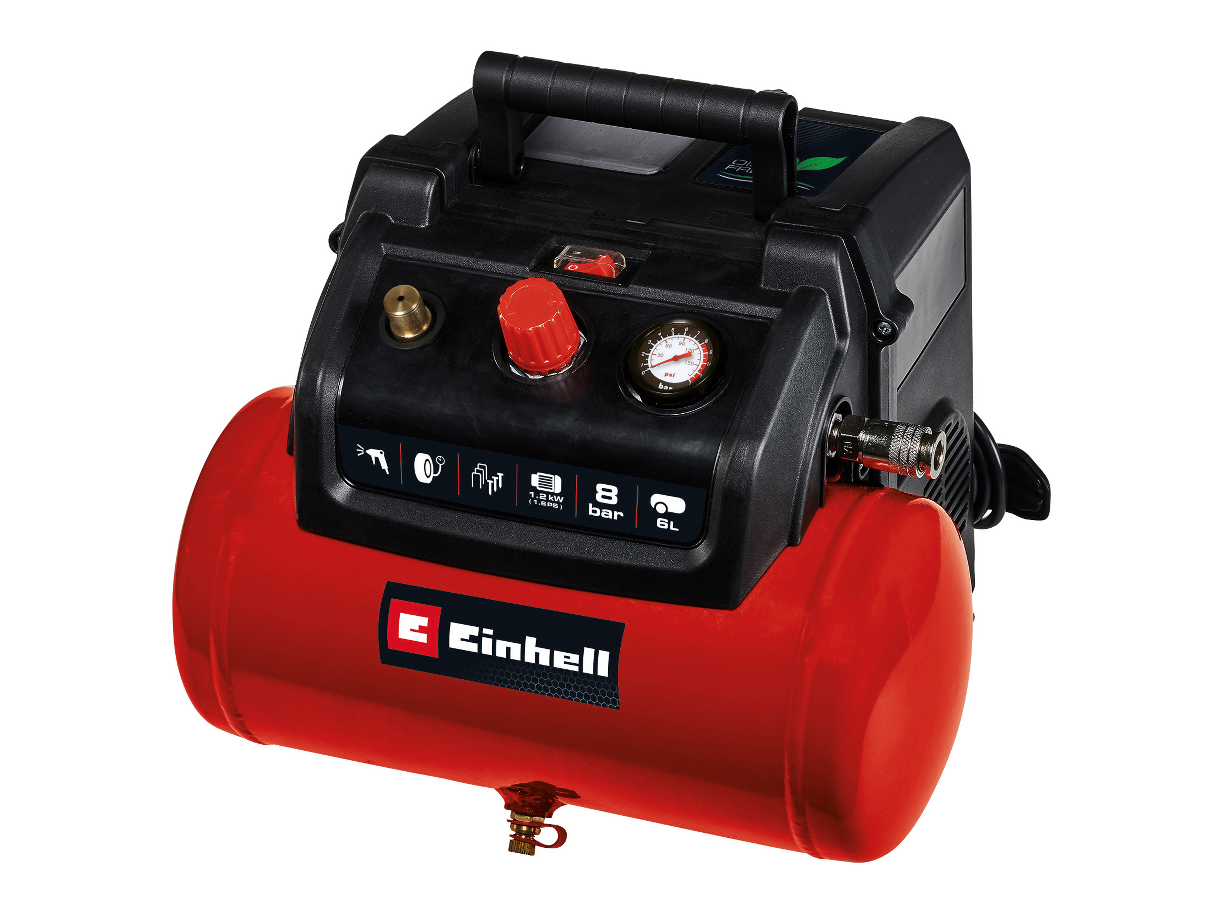 EINHELL Luft-Kompressor TC-AC 190/6/8 OF, 4020655 EINHELL Luft-Kompressor TC-AC 190/6/8 OF, 4020655