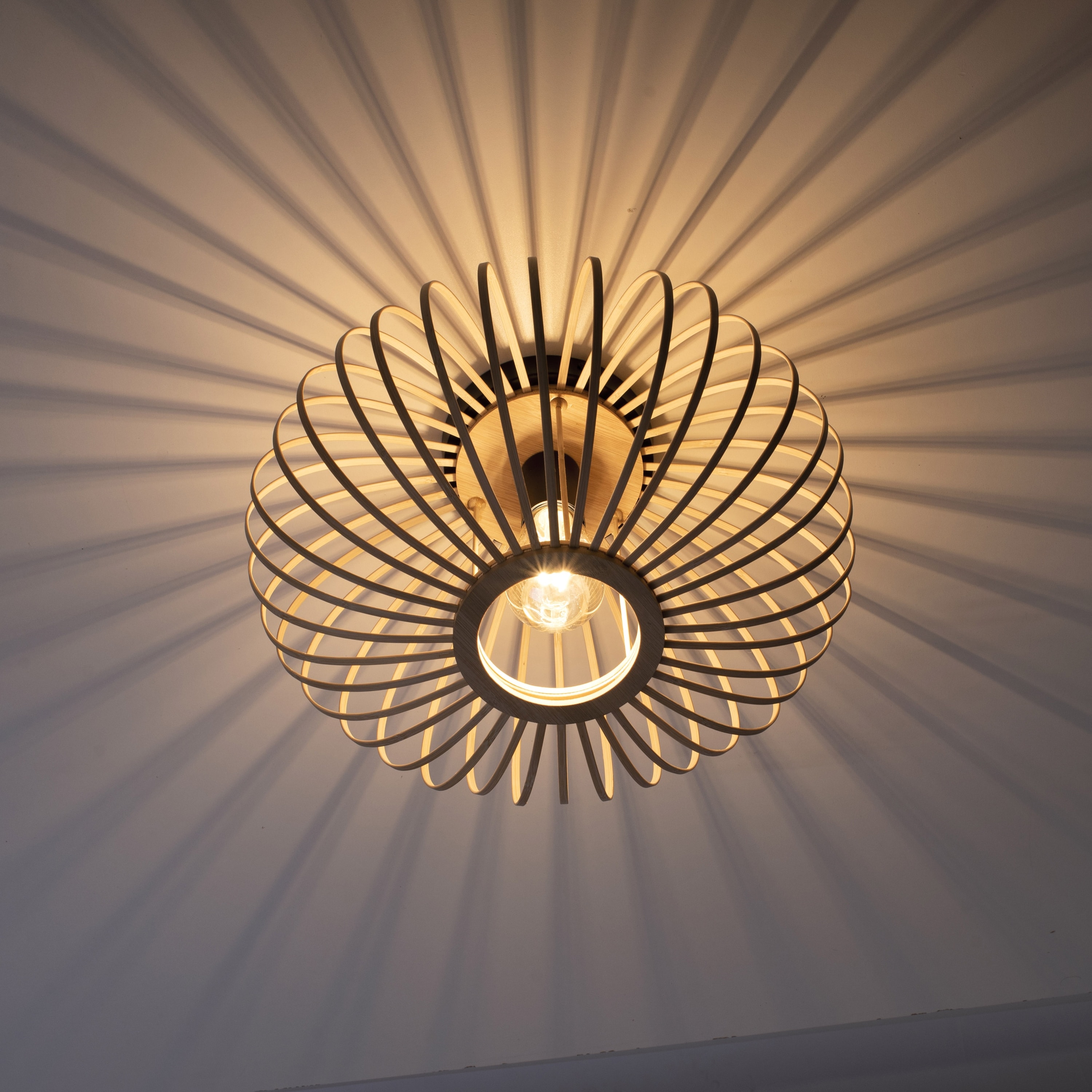 JUST LIGHT Deckenleuchte 11410-79 Holz-natur, für 1 x E27, max. 40W JUST LIGHT Deckenleuchte 11410-79 Holz-natur, für 1 x E27, max. 40W