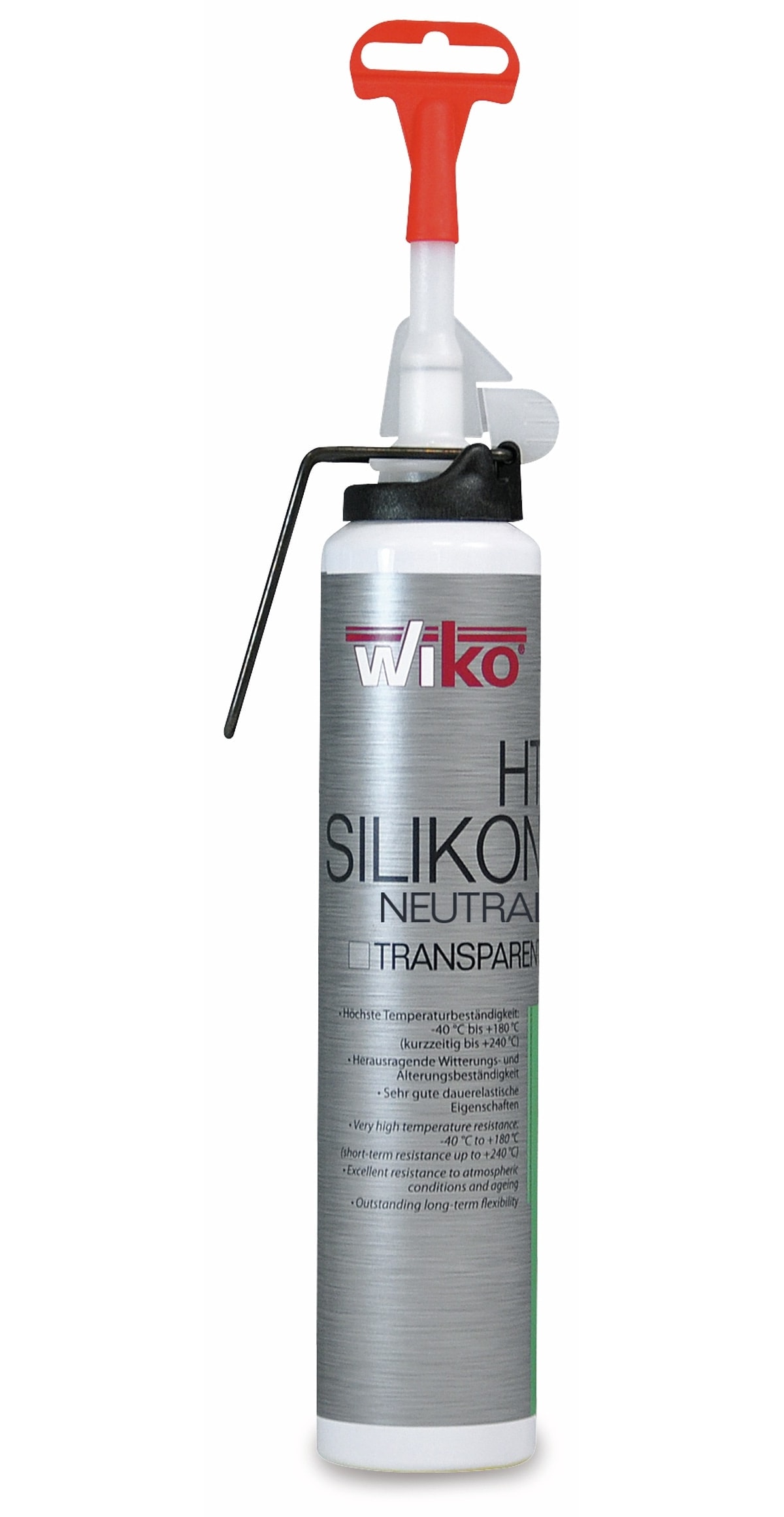 WIKO Silikon-Dichtmasse TRANS-SIL, Automatikkartusche 200 ml WIKO Silikon-Dichtmasse TRANS-SIL, Automatikkartusche 200 ml