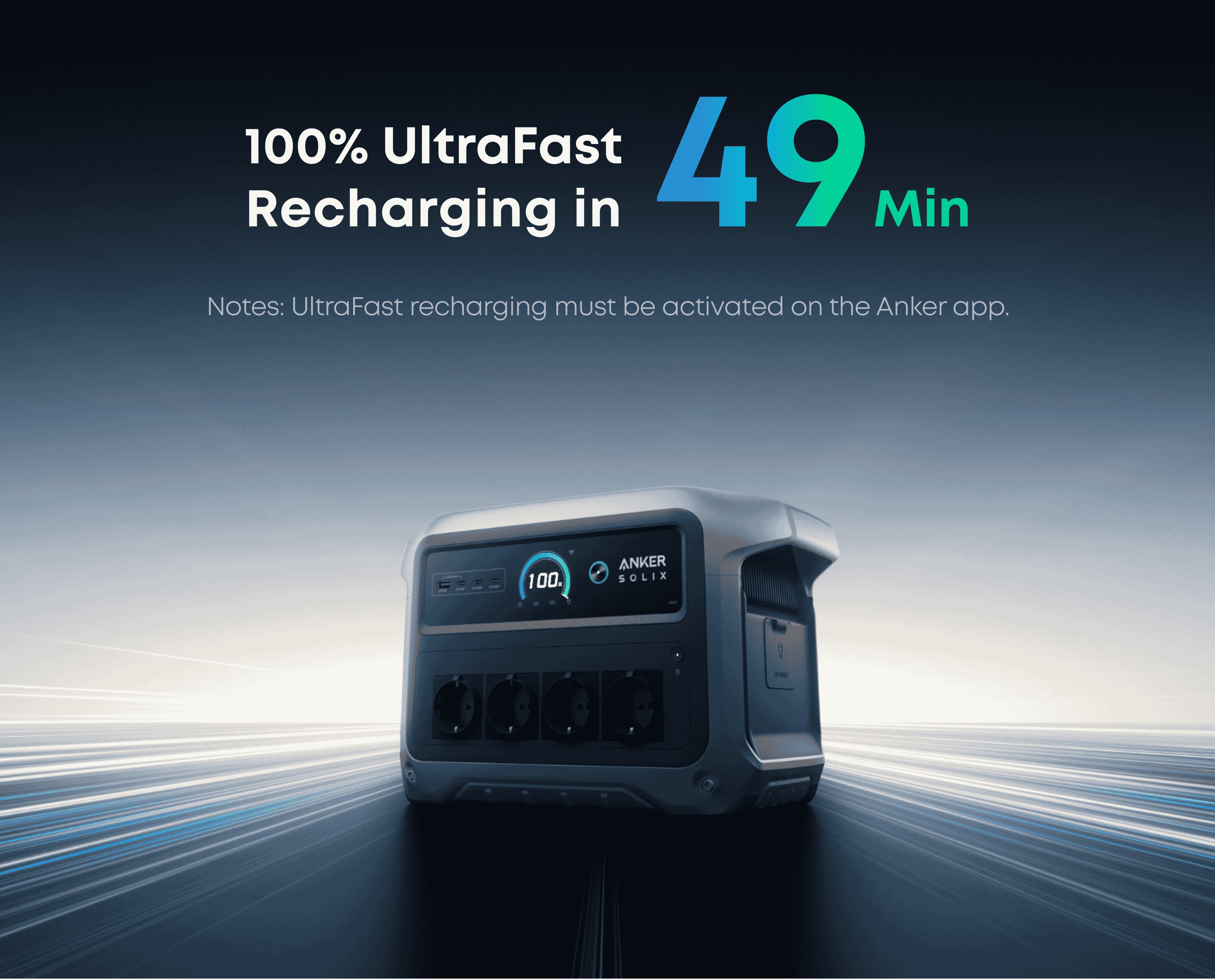 ANKER Powerstation SOLIX C1000 Gen2, 2000W, 1024Wh, App kompatibel ANKER Powerstation SOLIX C1000 Gen2, 2000W, 1024Wh, App kompatibel