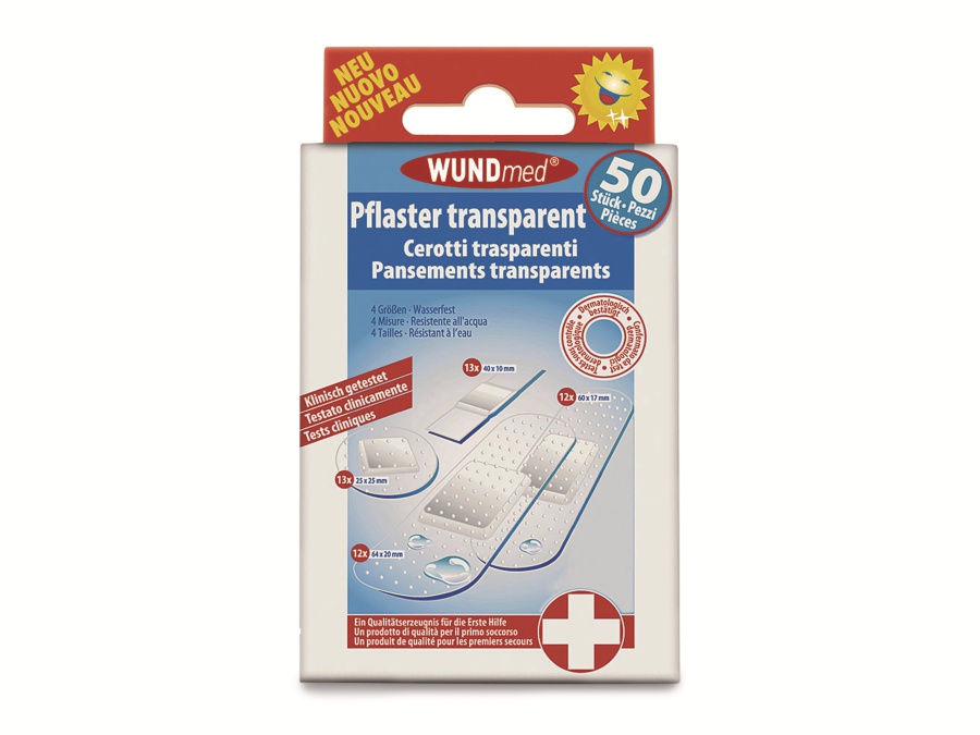 WUNDMED Pflaster-Set transparent WUNDMED Pflaster-Set transparent