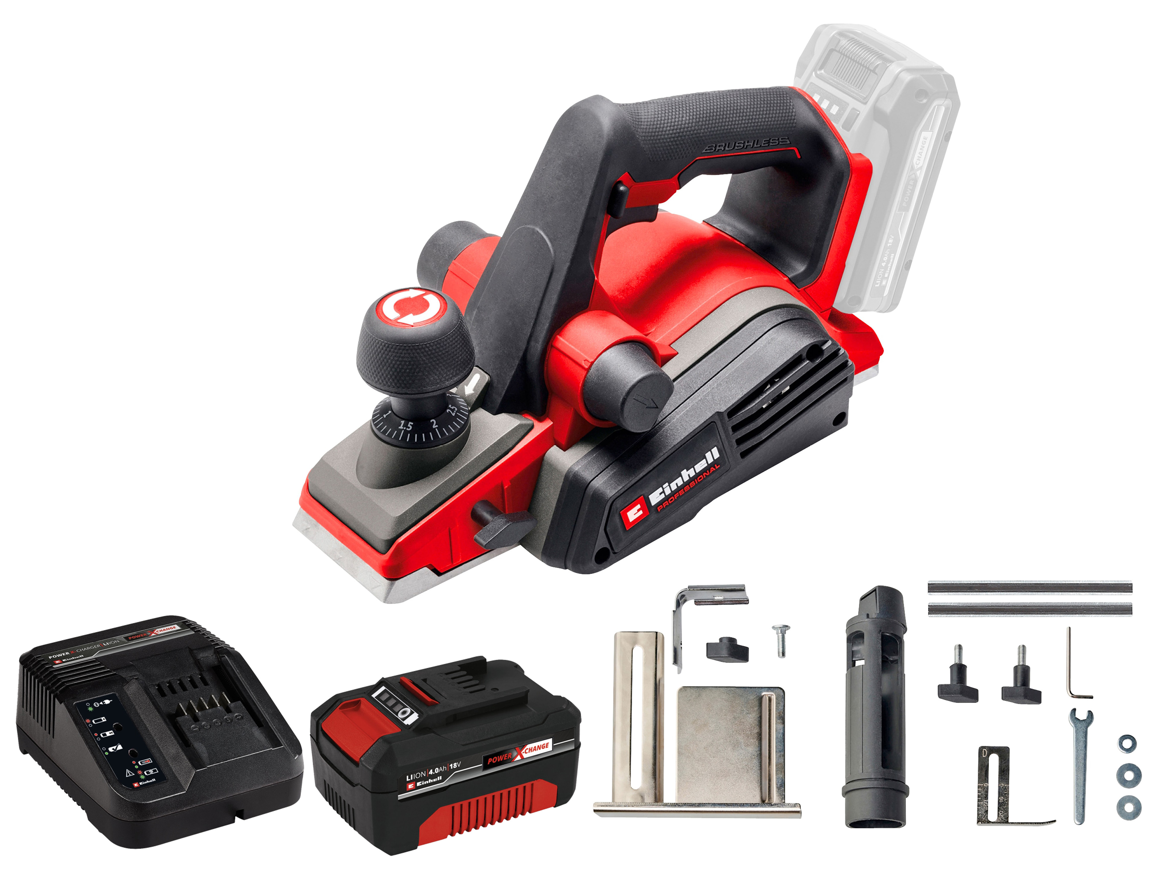 EINHELL PROFESSIONAL Akku-Hobel TP PL 18/3 Li BL Kit (1x 4,0 Ah) EINHELL Akku-Hobel TP PL 18/3 Li BL Kit (1x 4,0 Ah)