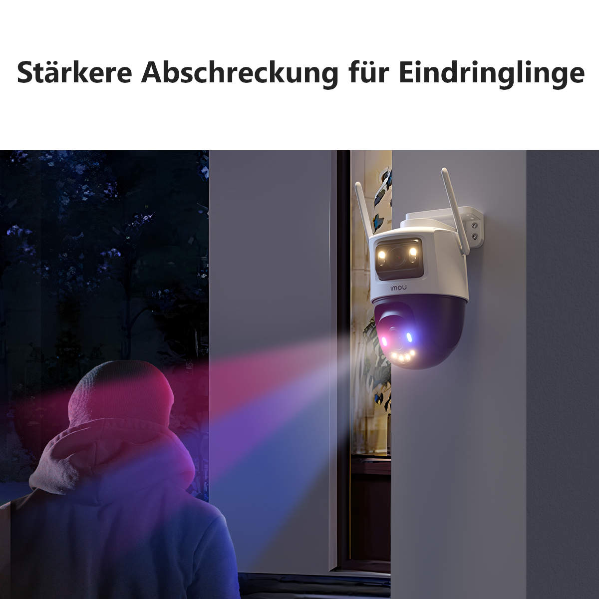 IMOU Überwachungskamera Cruiser Dual 2 Pro, außen, weiß IMOU Überwachungskamera Cruiser Dual 2 Pro, außen, weiß