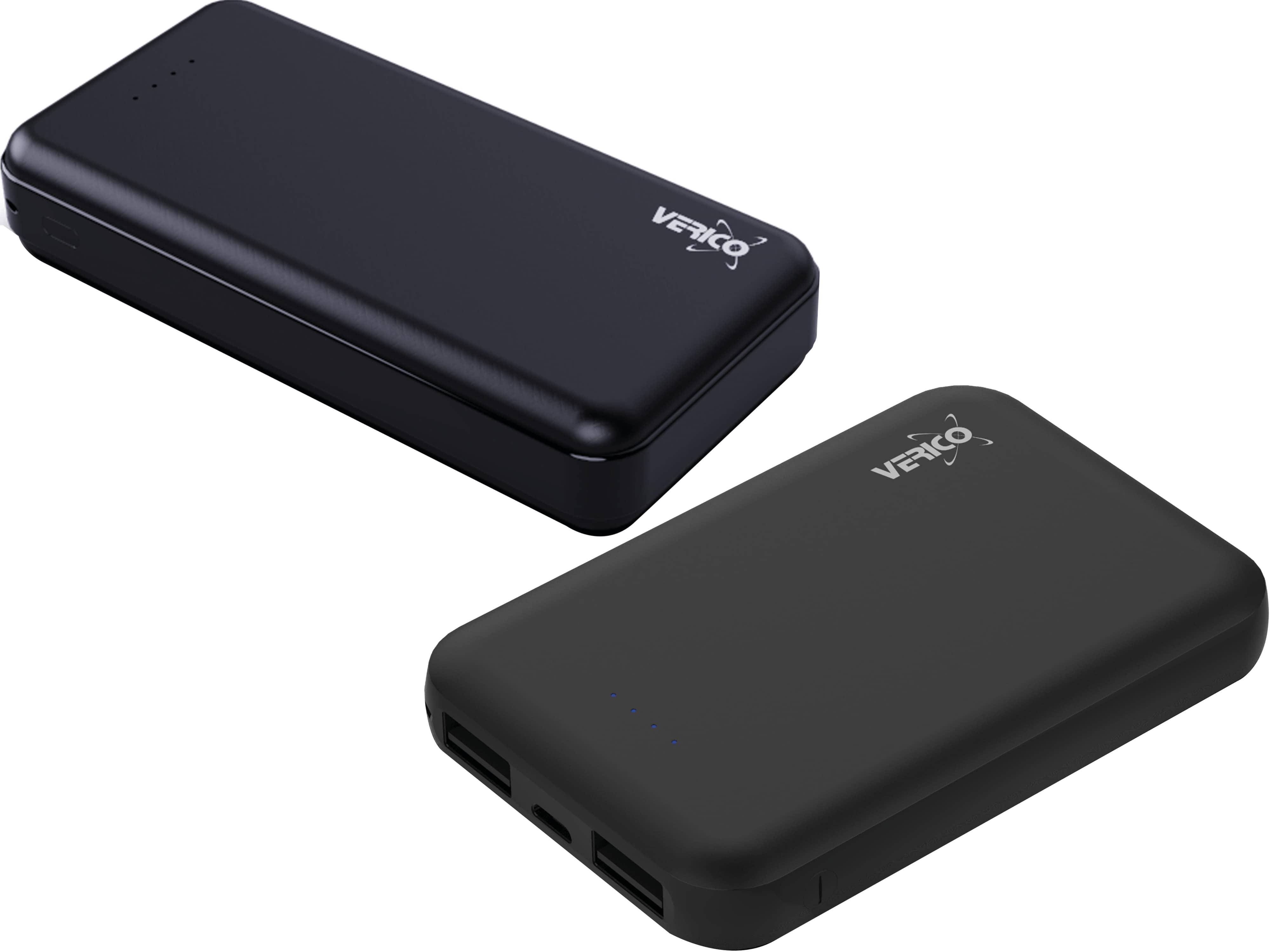 VERICO Powerbank 2 Stück im Vorteilsset, 10.000mAh + 5.000mAH VERICO Powerbank 2 Stück im Vorteilsset, 10.000mAh + 5.000mAH