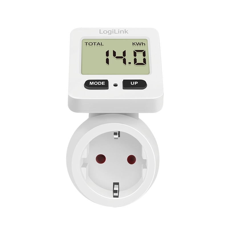 LOGILINK Energiekosten-Messgerät EM0004, Display 180° drehbar, weiß LOGILINK Energiekosten-Messgerät EM0004, Display 180° drehbar, weiß