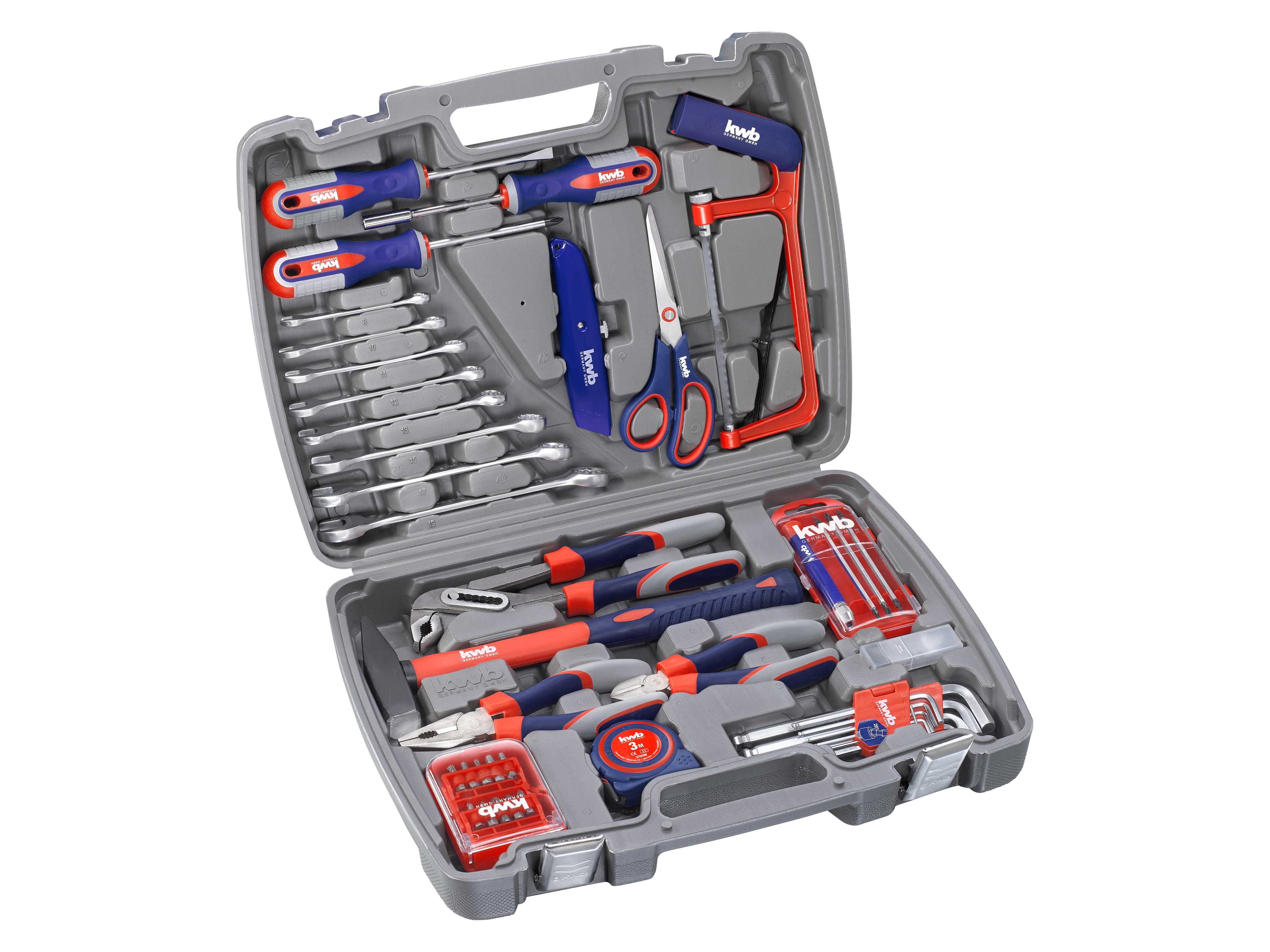 KWB Werkzeugkoffer, 370730, 65-teilig