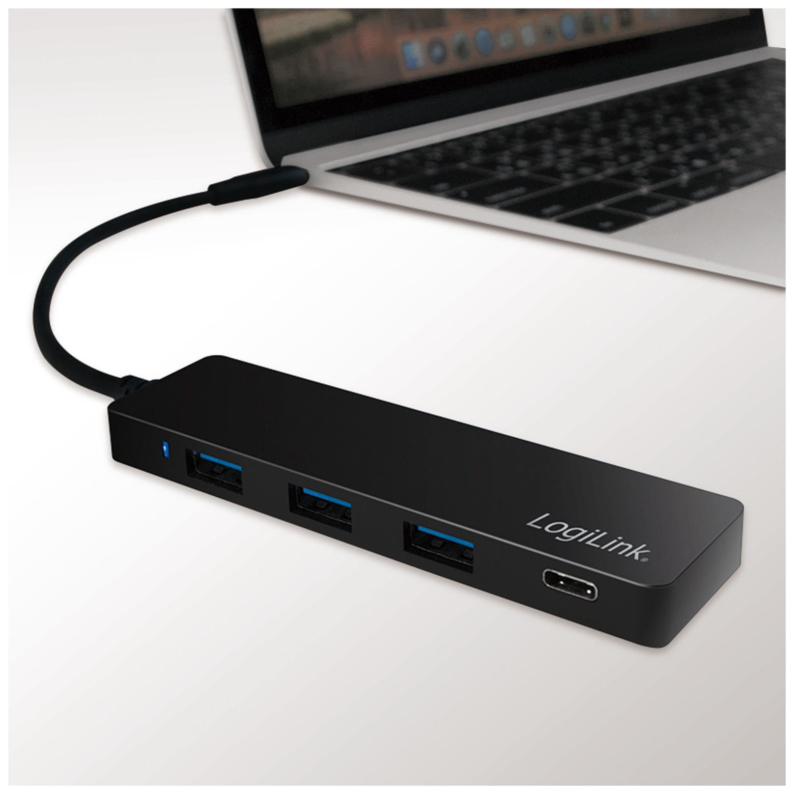 LOGILINK USB3.1 Typ-C Hub UA0311, 3x USB-A, 1x Typ-C LOGILINK USB3.1 Typ-C Hub UA0311, 3x USB-A, 1x Typ-C
