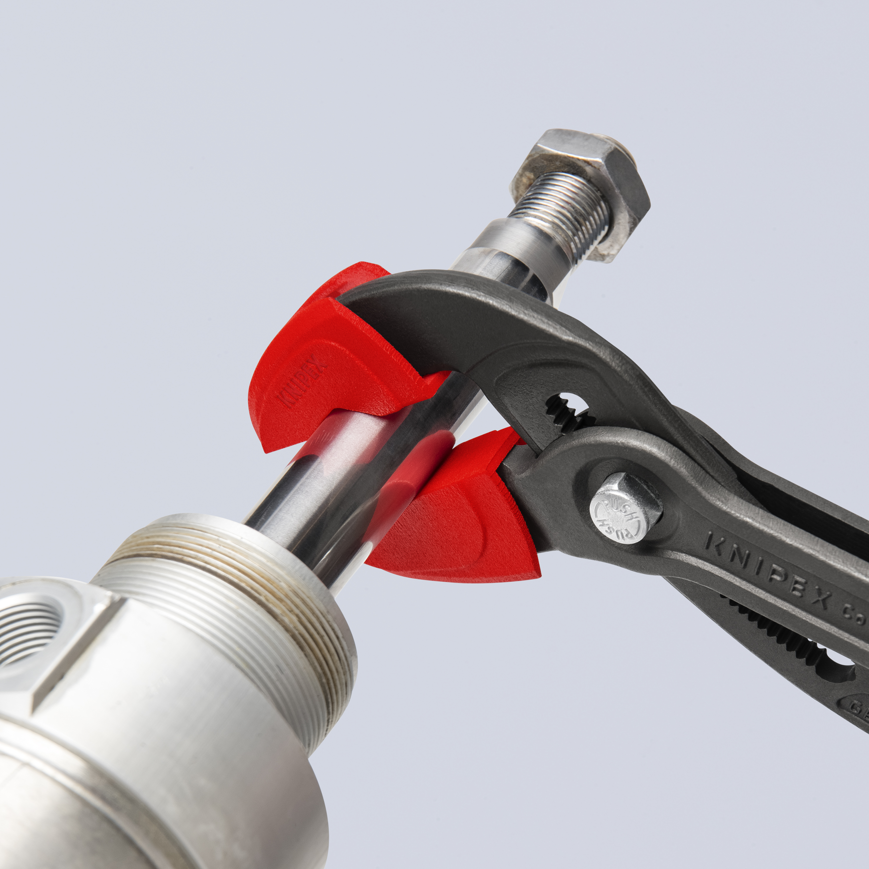 KNIPEX Kunststoffbacken, 87 09 300 V01, für alle Zangenschlüssel 87 XX 300er Modelle, 3 Paar