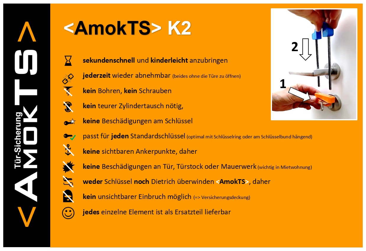 AMOKTS Türsicherung K2 Türsicherung K2